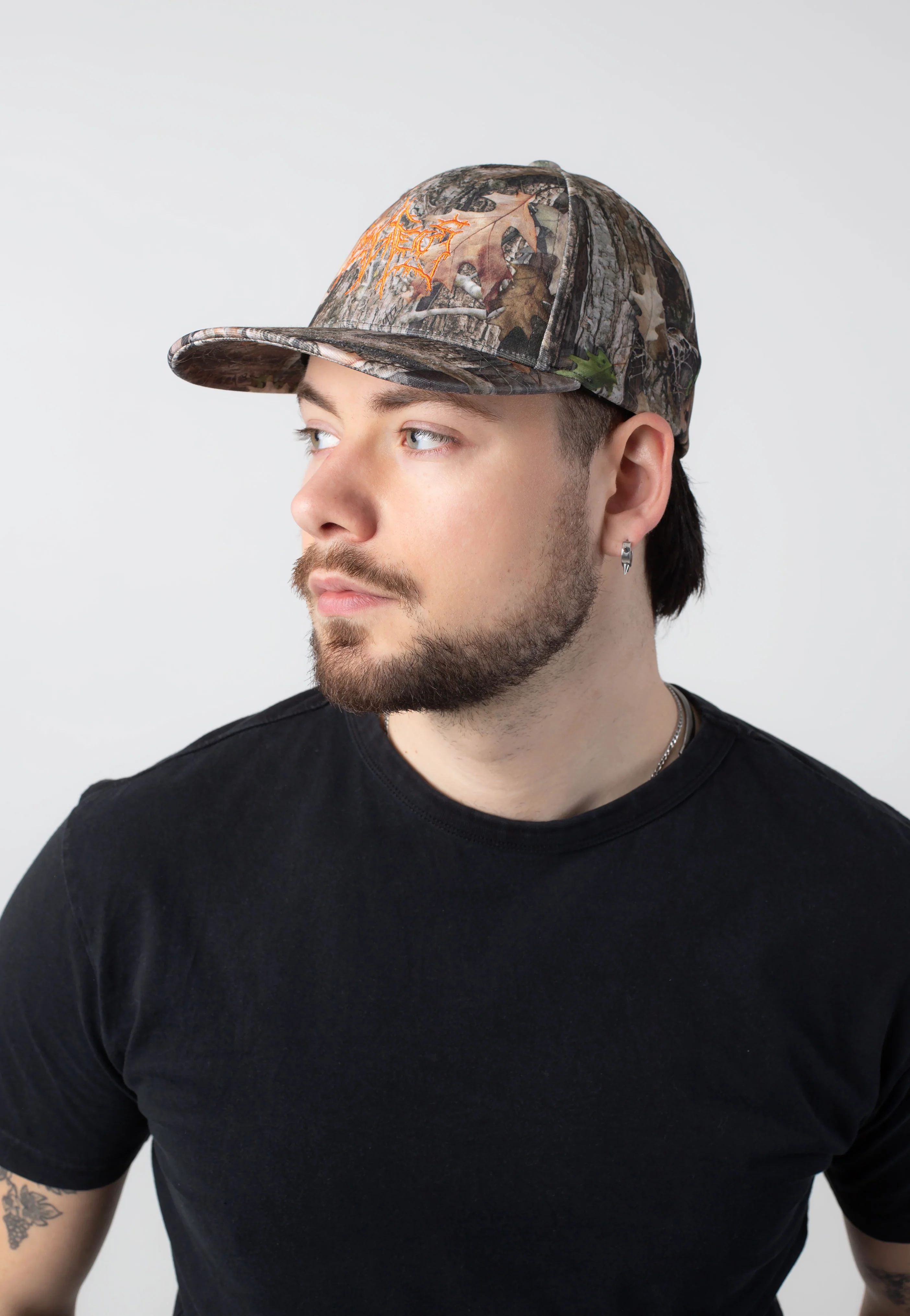 Dying Logo Orange Camo - Cap - Image 7