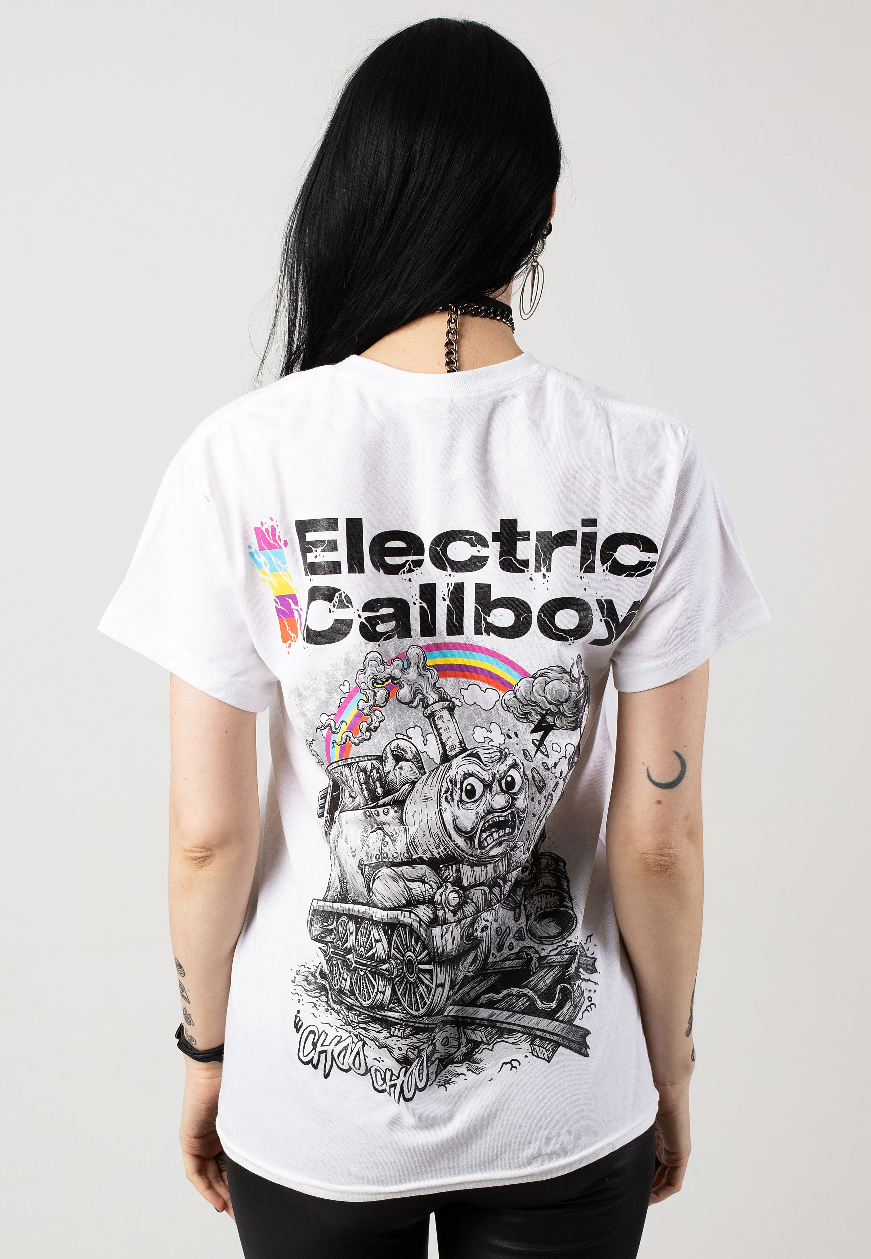 Choo Choo White - T-Shirt - Image 6