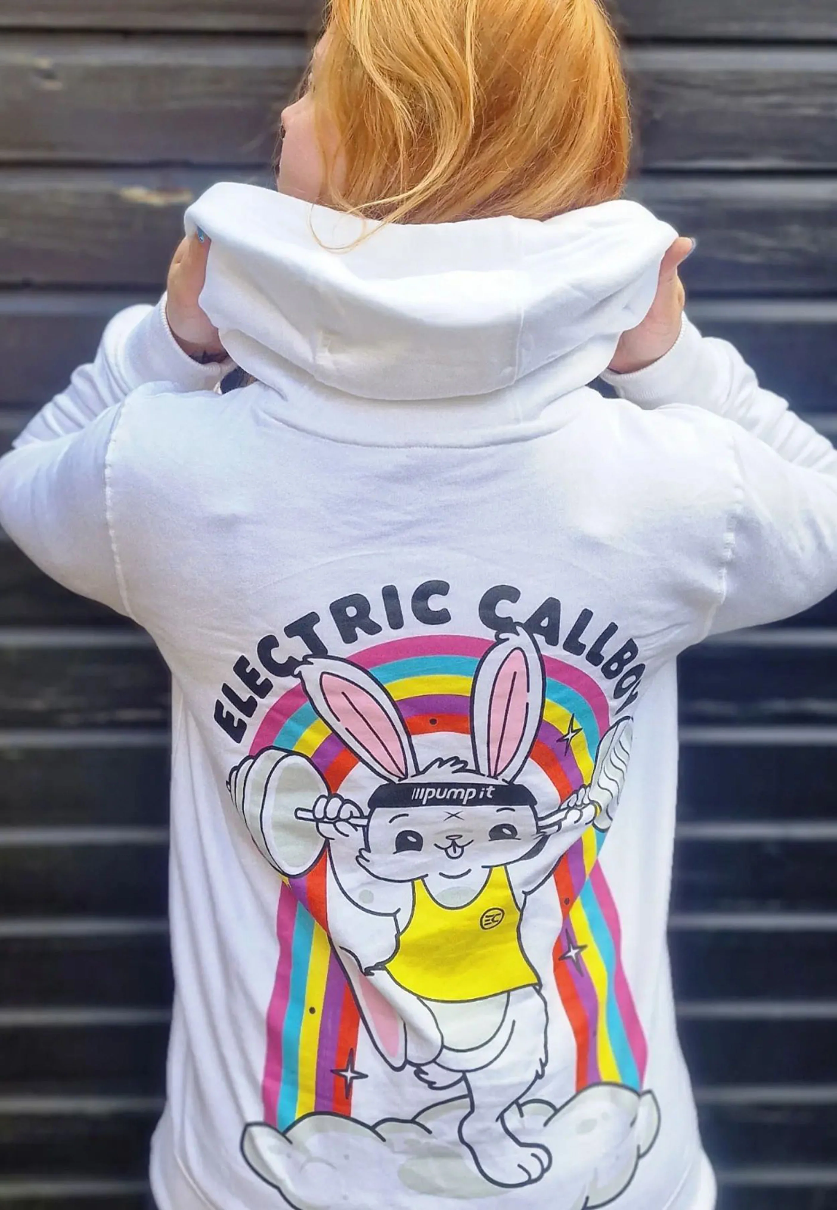 Pump It Bunny - Hoodie - Image 7