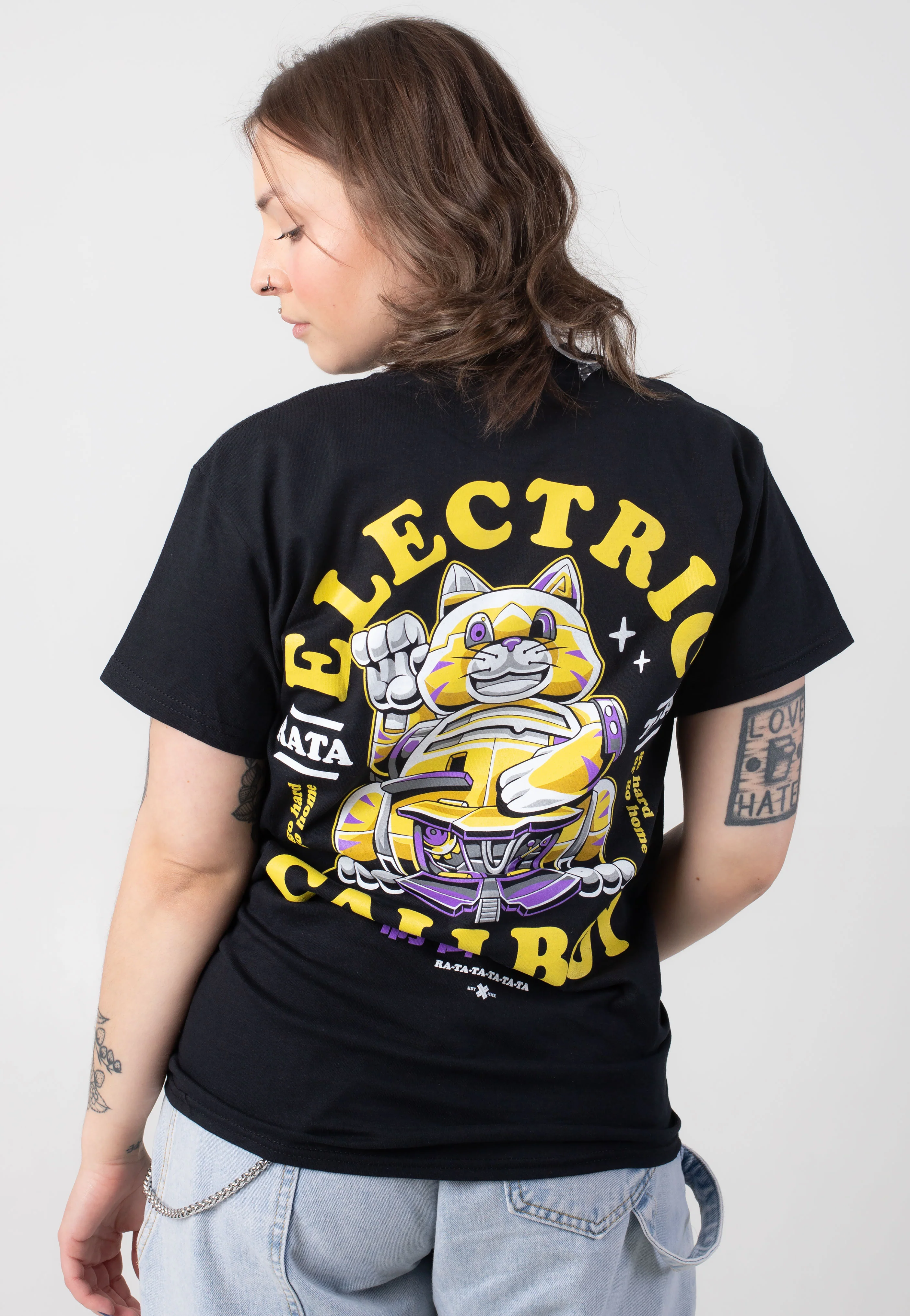Ratatata Lucky Cat - T-Shirt - Image 6