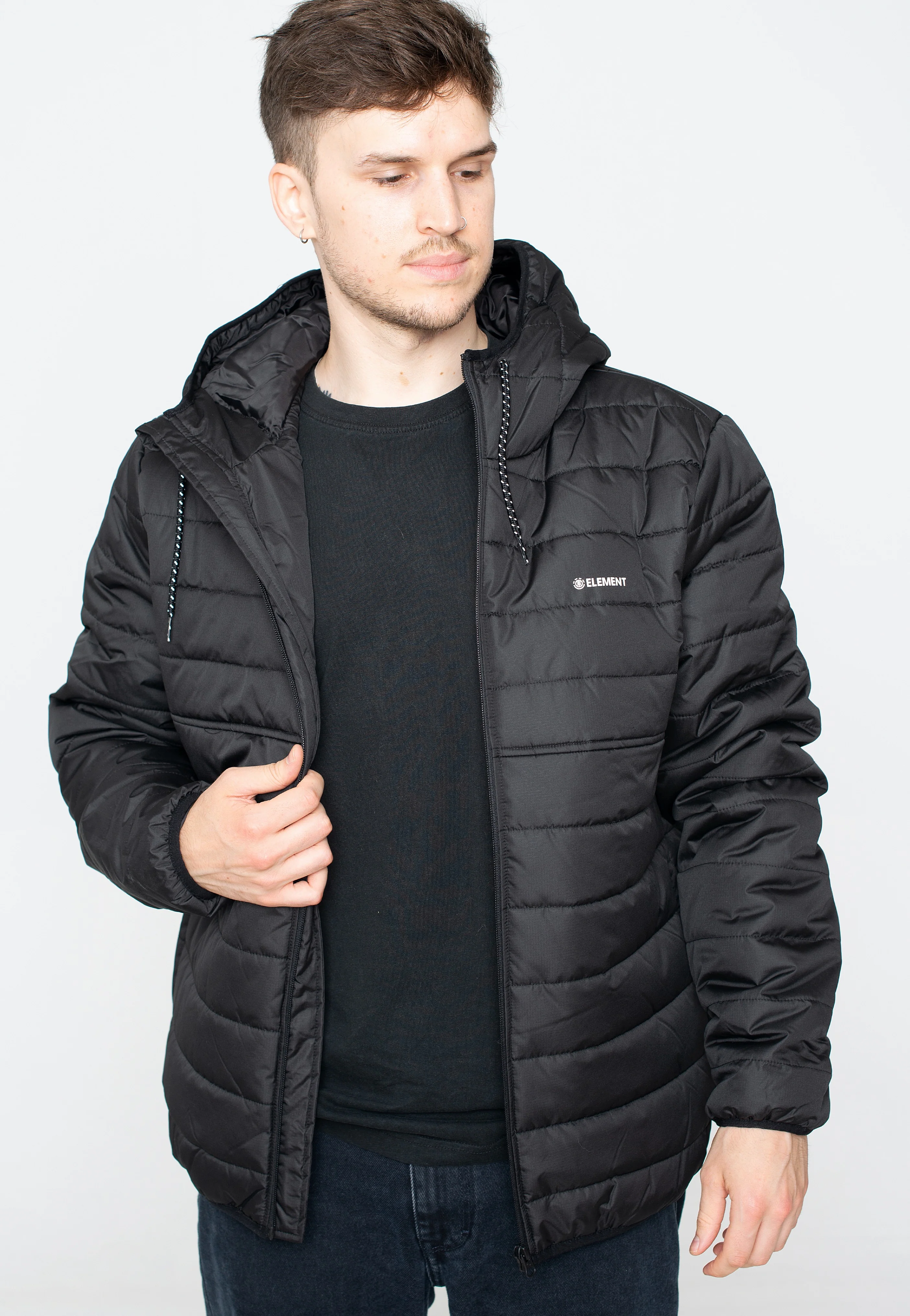 Alder Puff Fund Flint Black - Jacket - Image 3