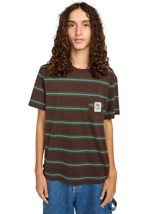 Bigfoot Pocket Label Bigfoot Java Stripe - T-Shirt