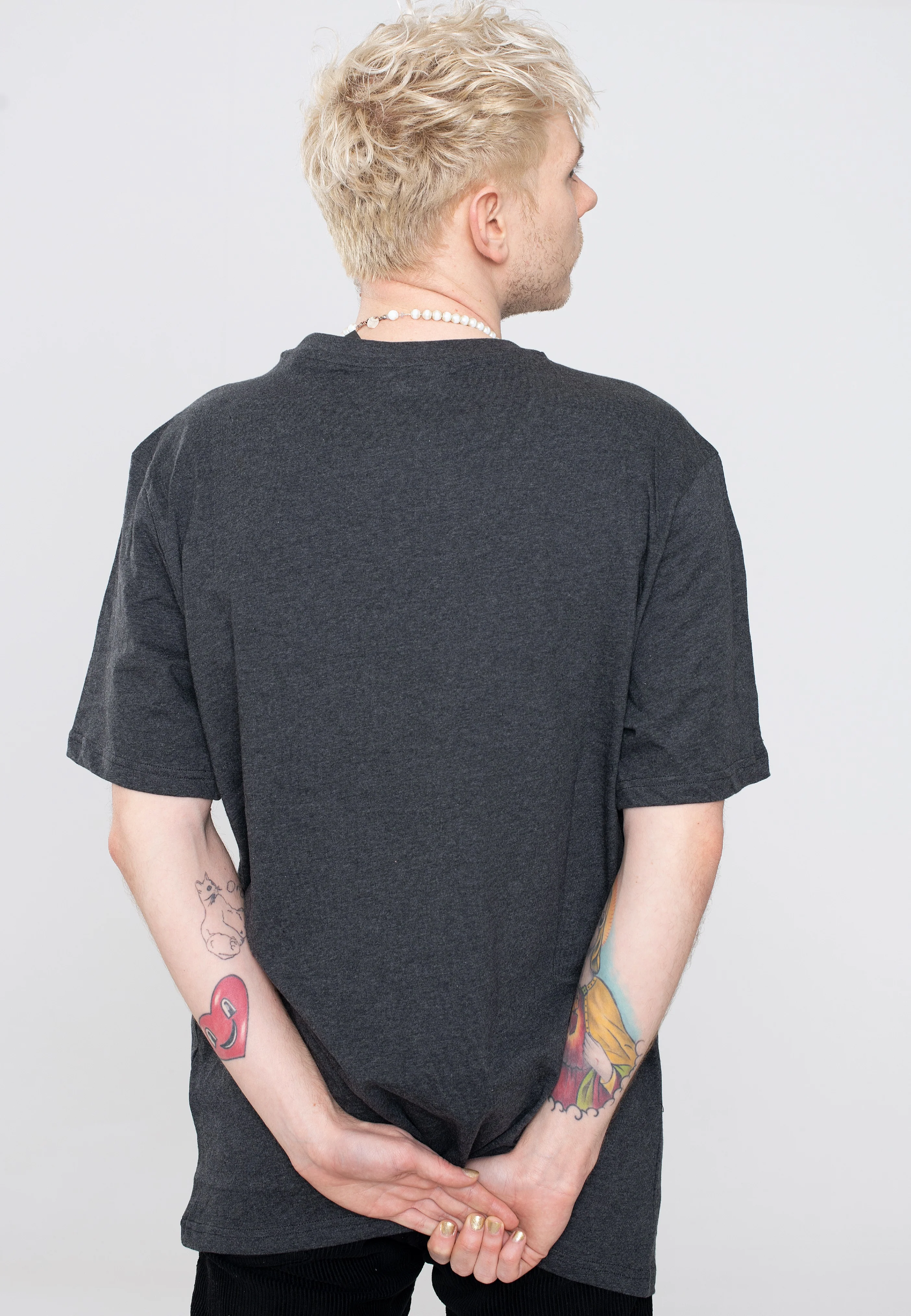 Vertical Charcoal Heather - T-Shirt - Image 3