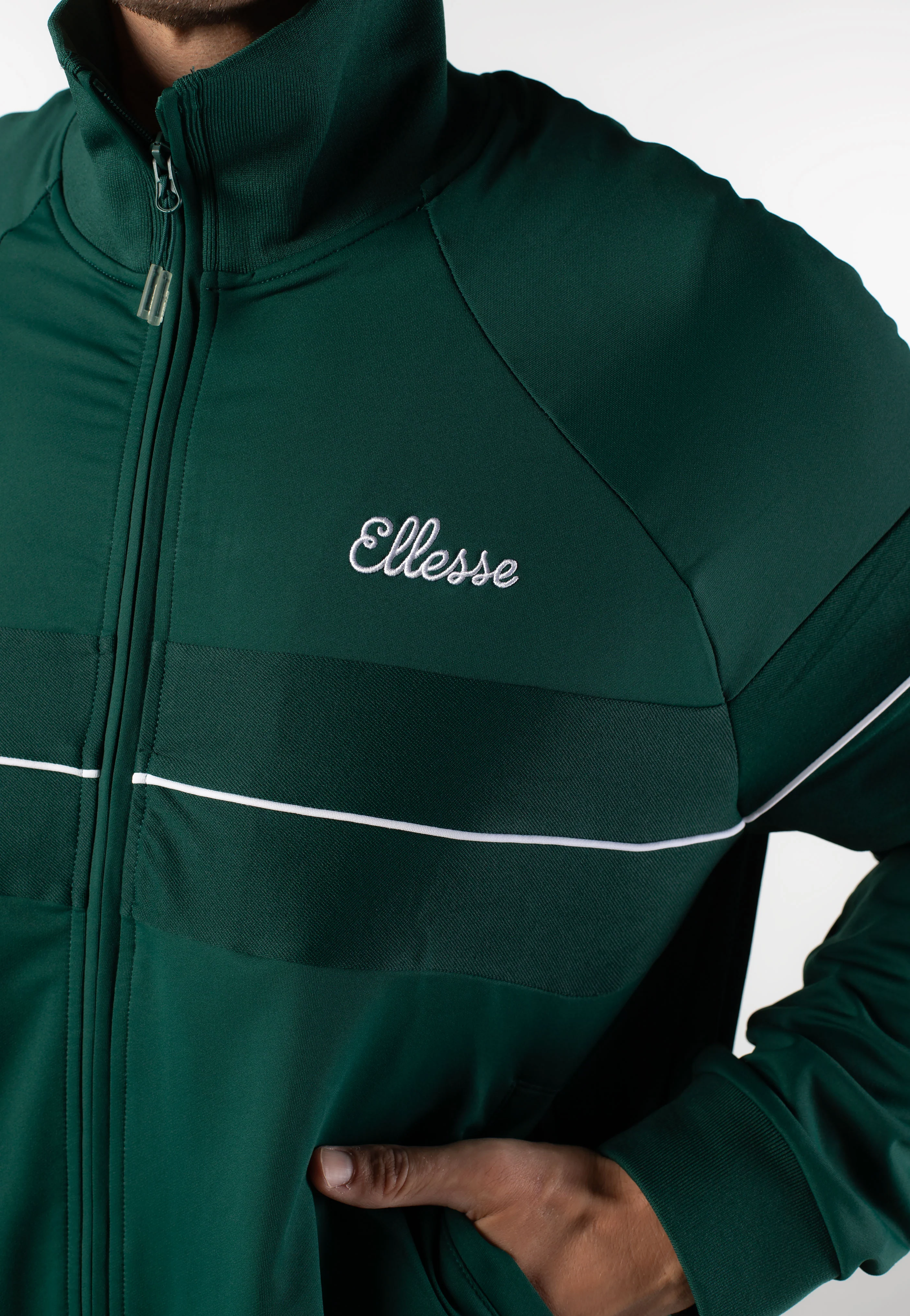 Carey Dark Green - Track Jacket - Image 3