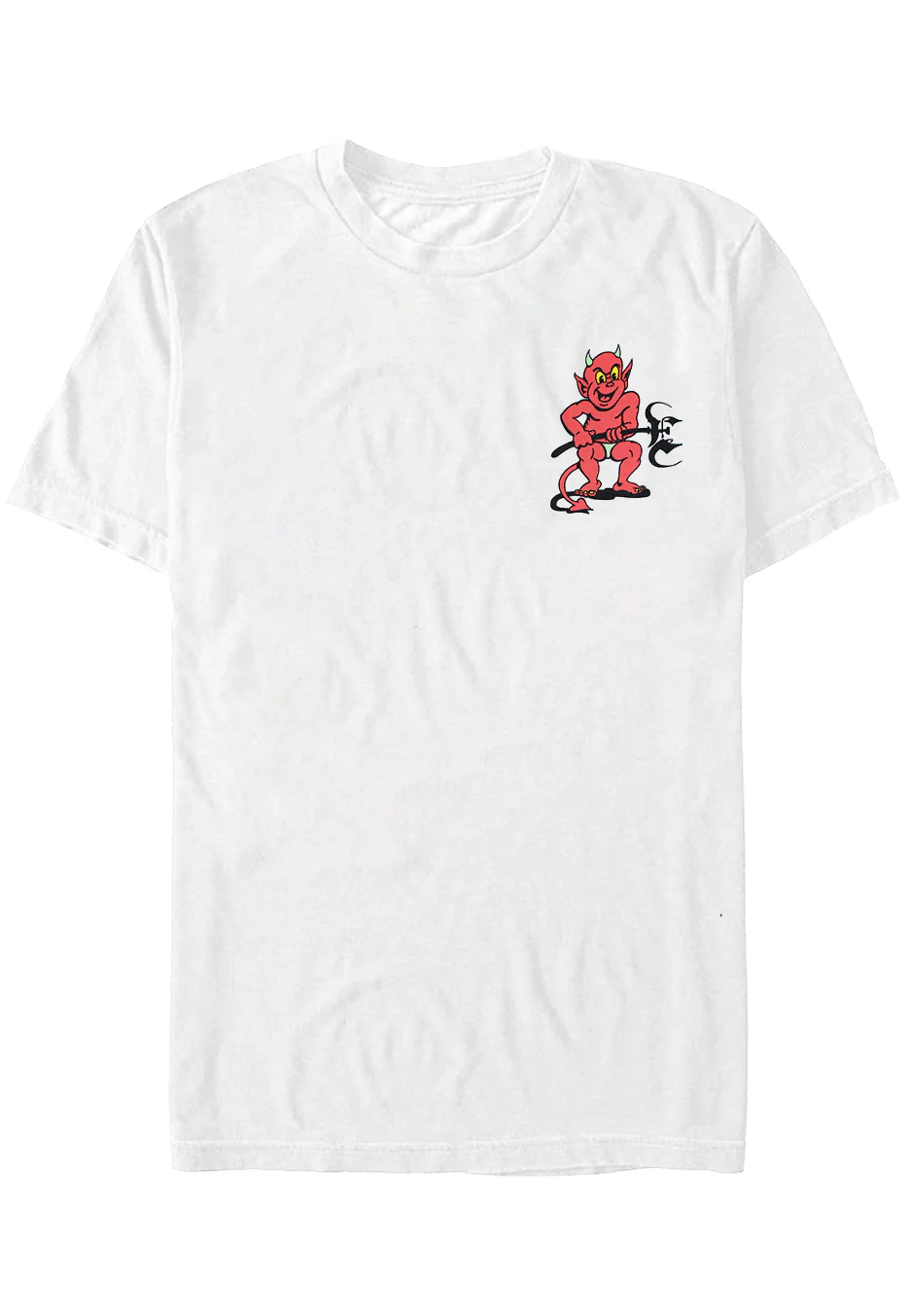 Devil Man White - T-Shirt - Image 3
