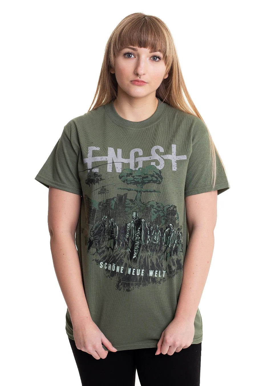 Zombies Military Green - T-Shirt - Image 3