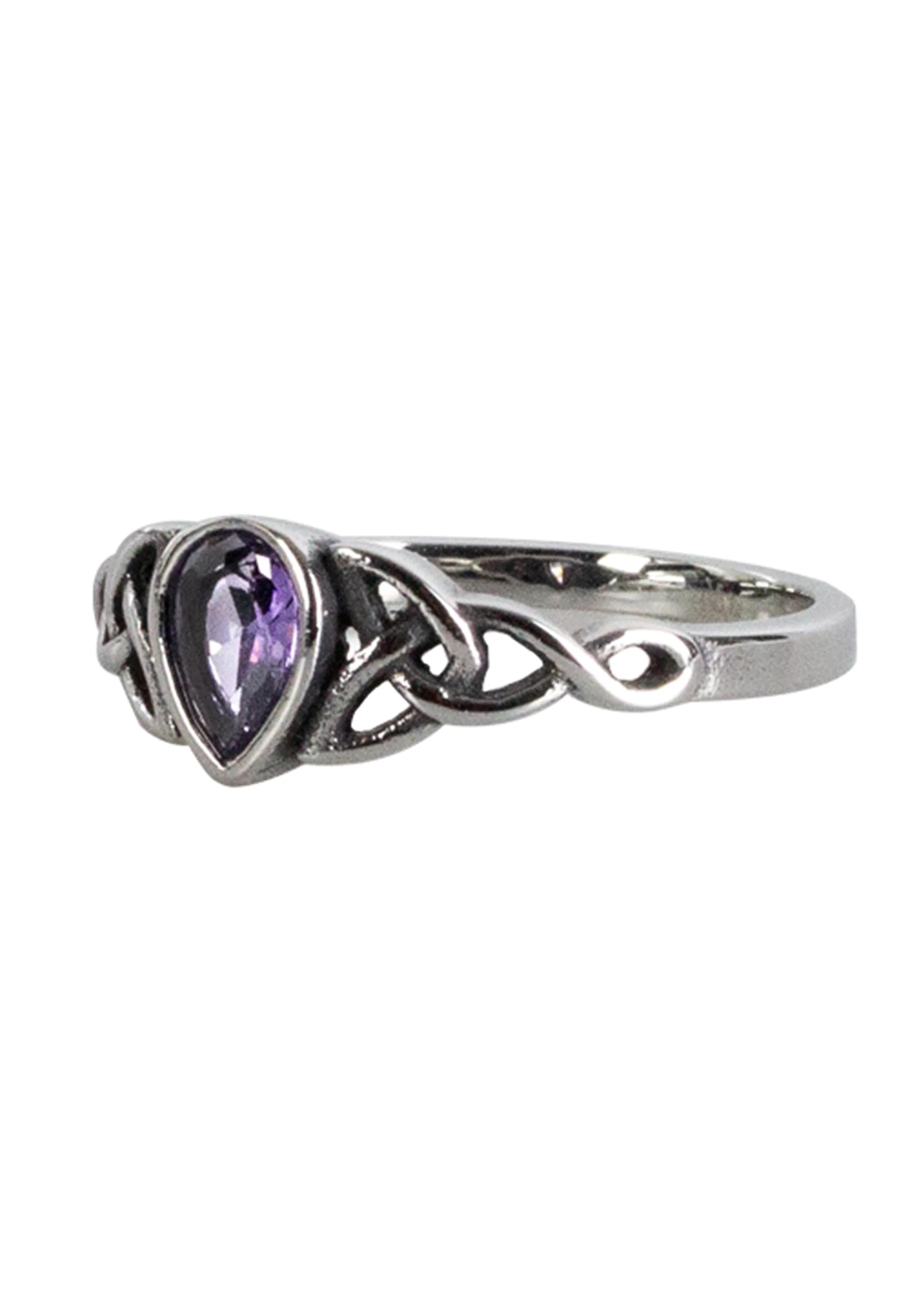 Celtic Drop Silver/Purple - Ring - Image 4