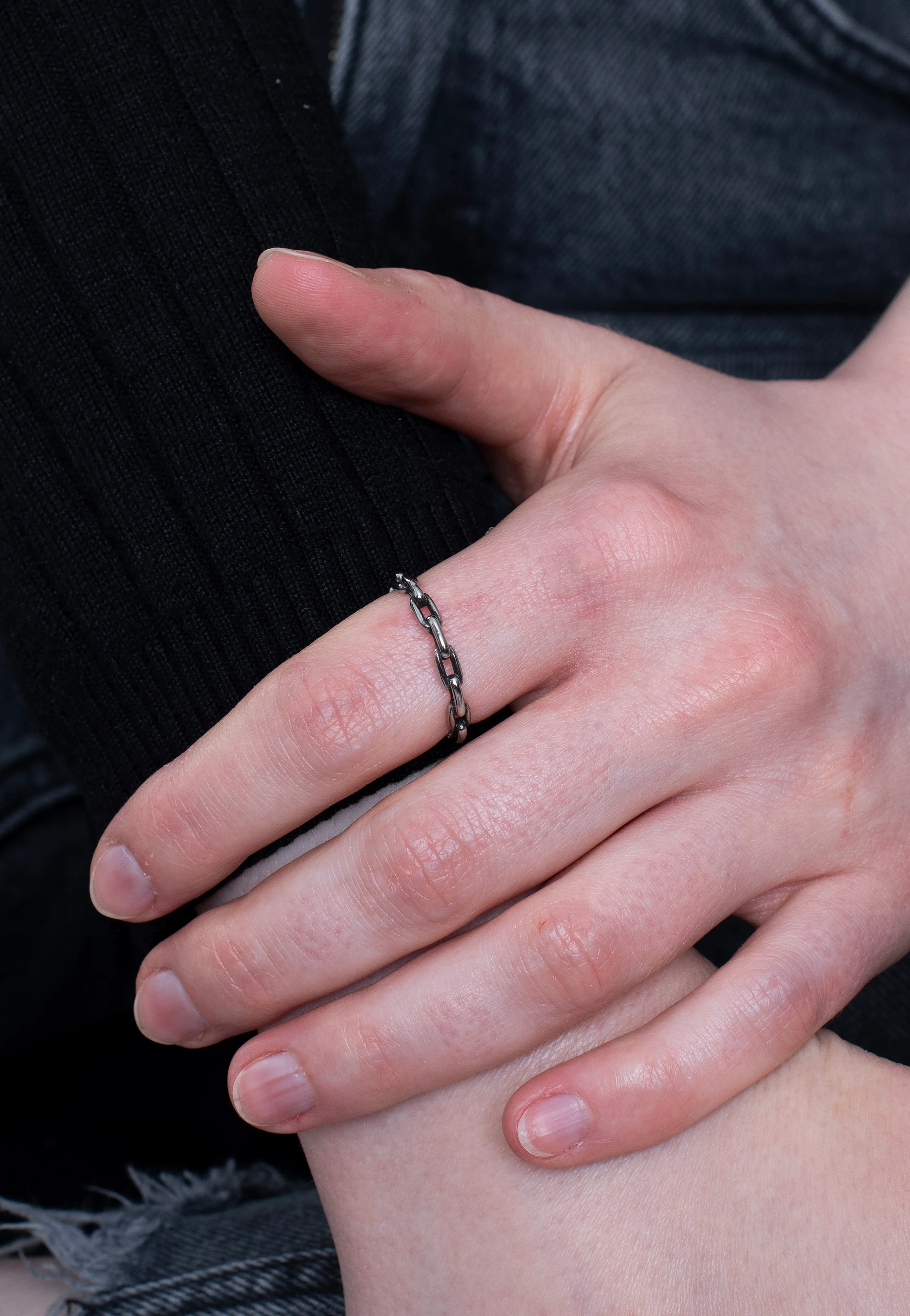 Tiny Chain Silver - Ring - Image 2