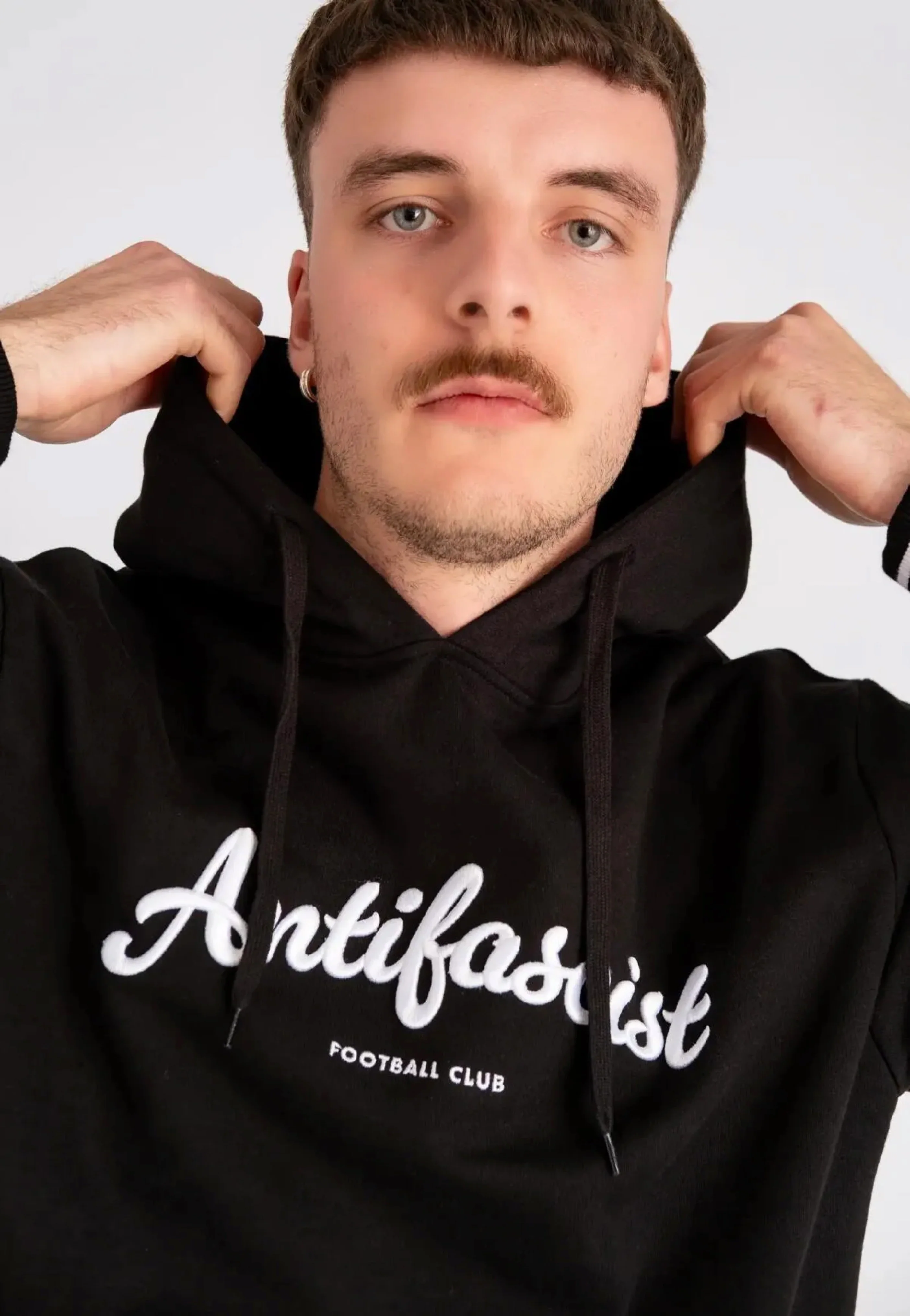 Antifascist Script - Hoodie - Image 2