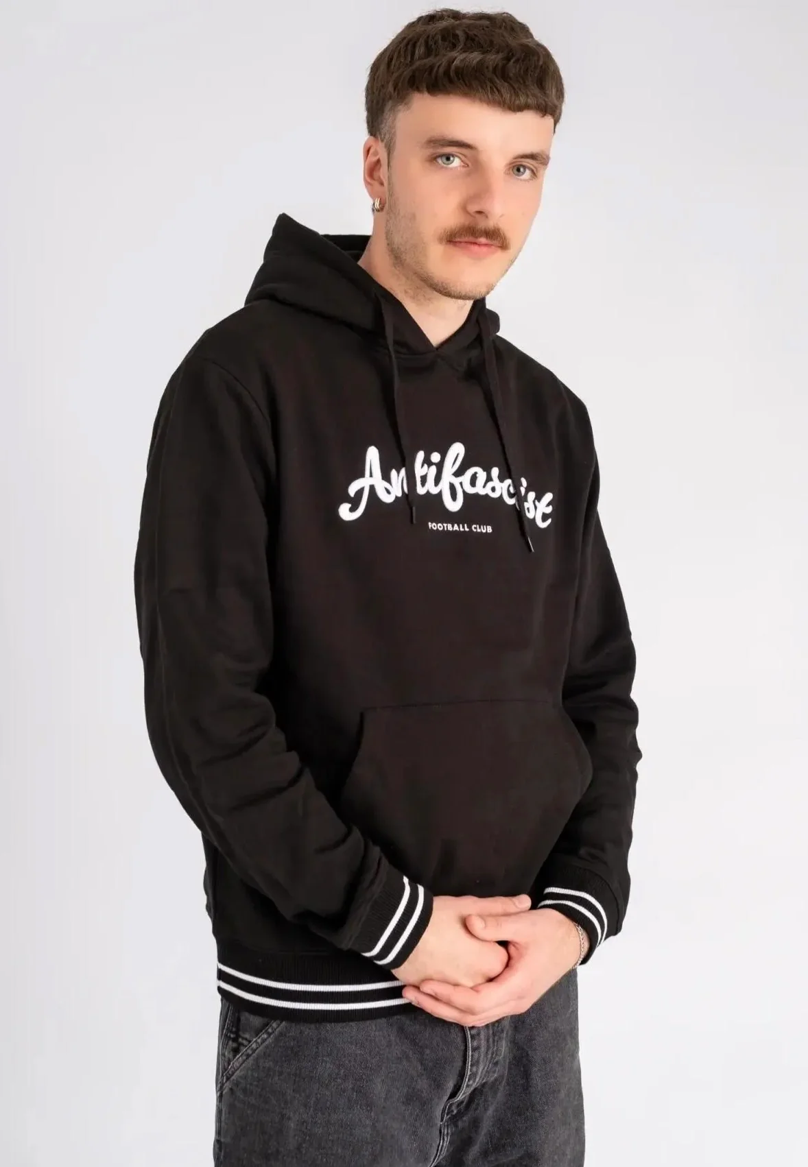 Antifascist Script - Hoodie - Image 3