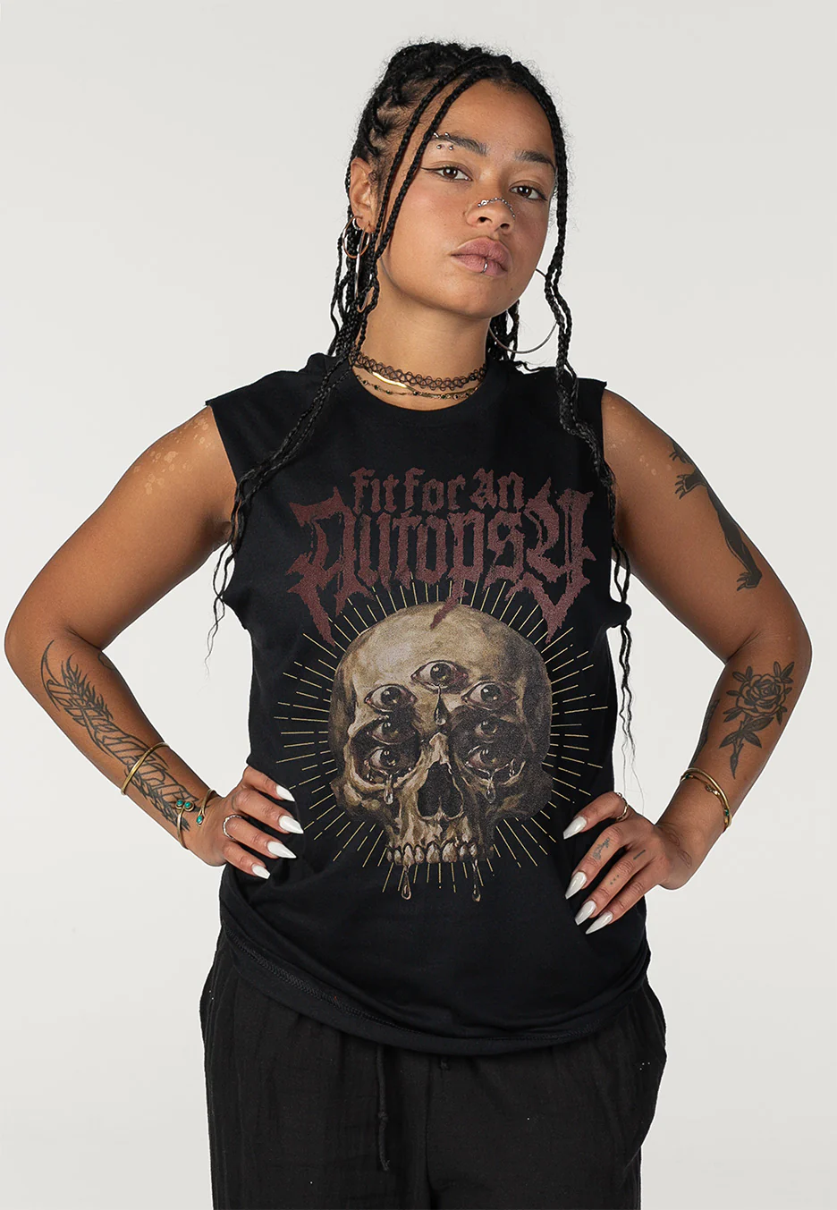 7 Eyes Skull - Sleevless - Image 5