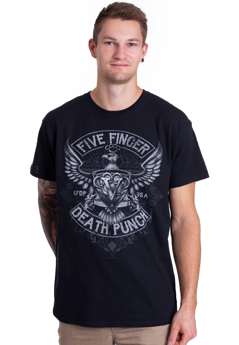 Howe Eagle Crest - T-Shirt - Image 3