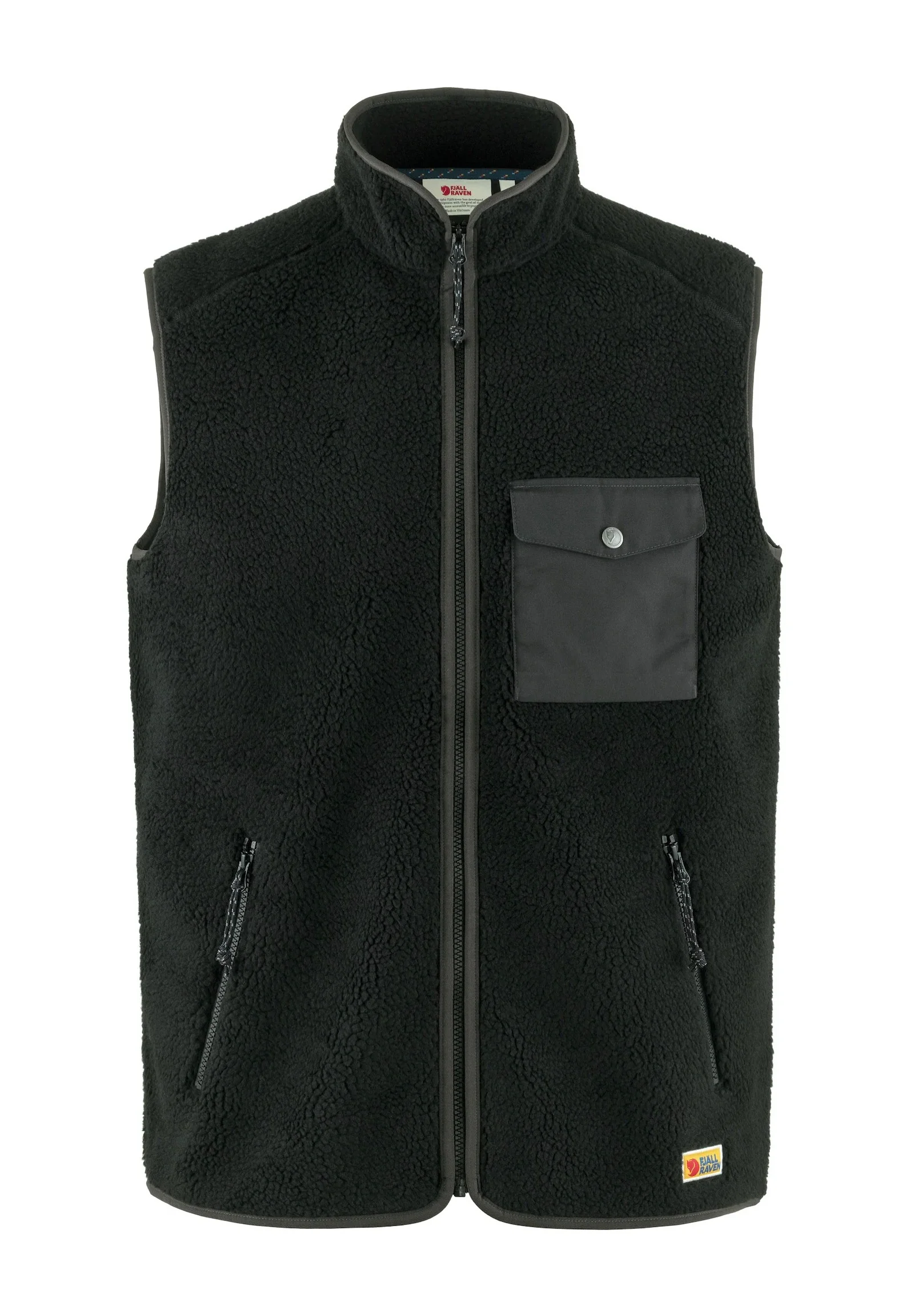 Vardag Pile Fleece Black/Dark Grey - Vest - Image 7