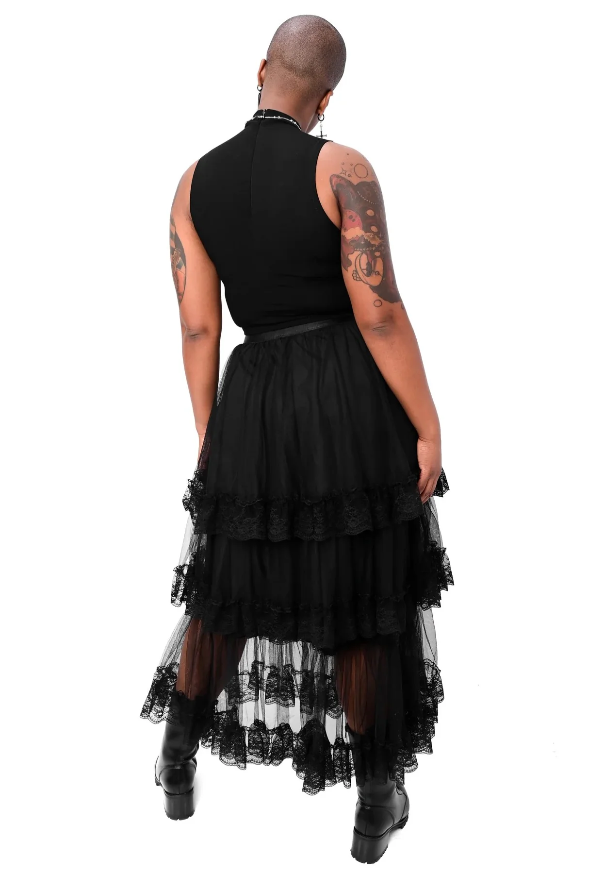 Evelyn Maxi Black - Skirt - Image 3