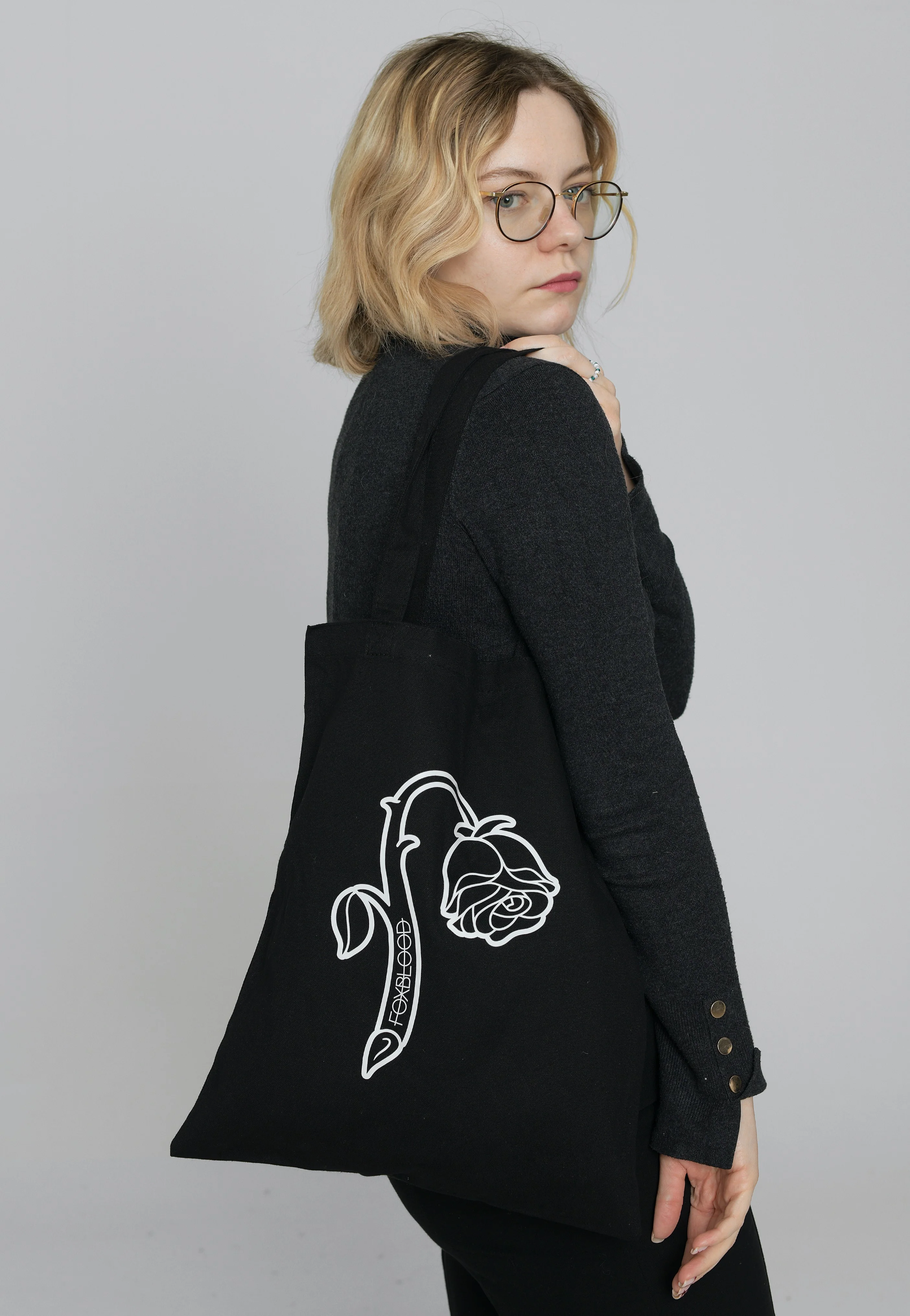Foxblood Black - Tote Bag - Image 5