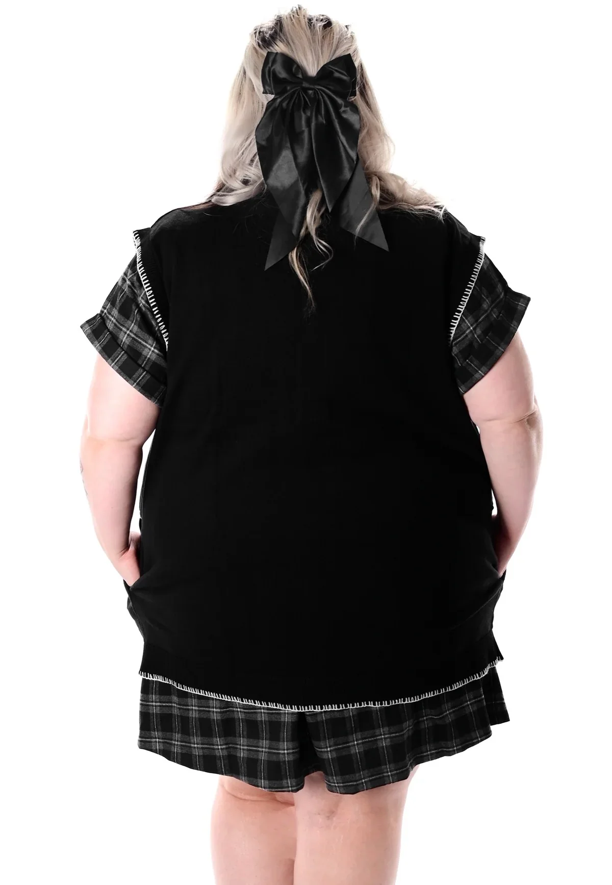 Halloween Night Patchwork Black - Vest - Image 9