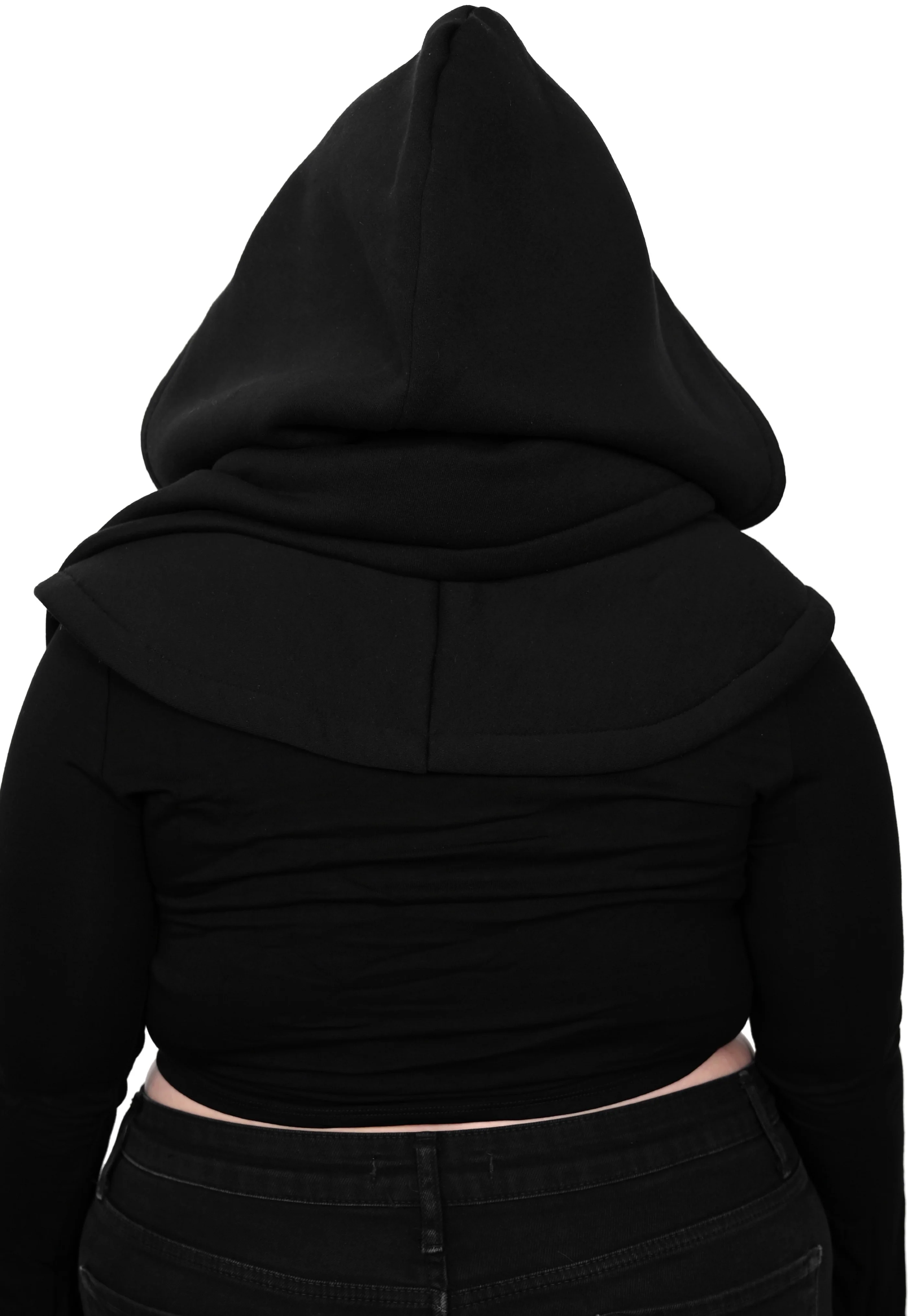 Hooded Wrap Black - Scarf - Image 3