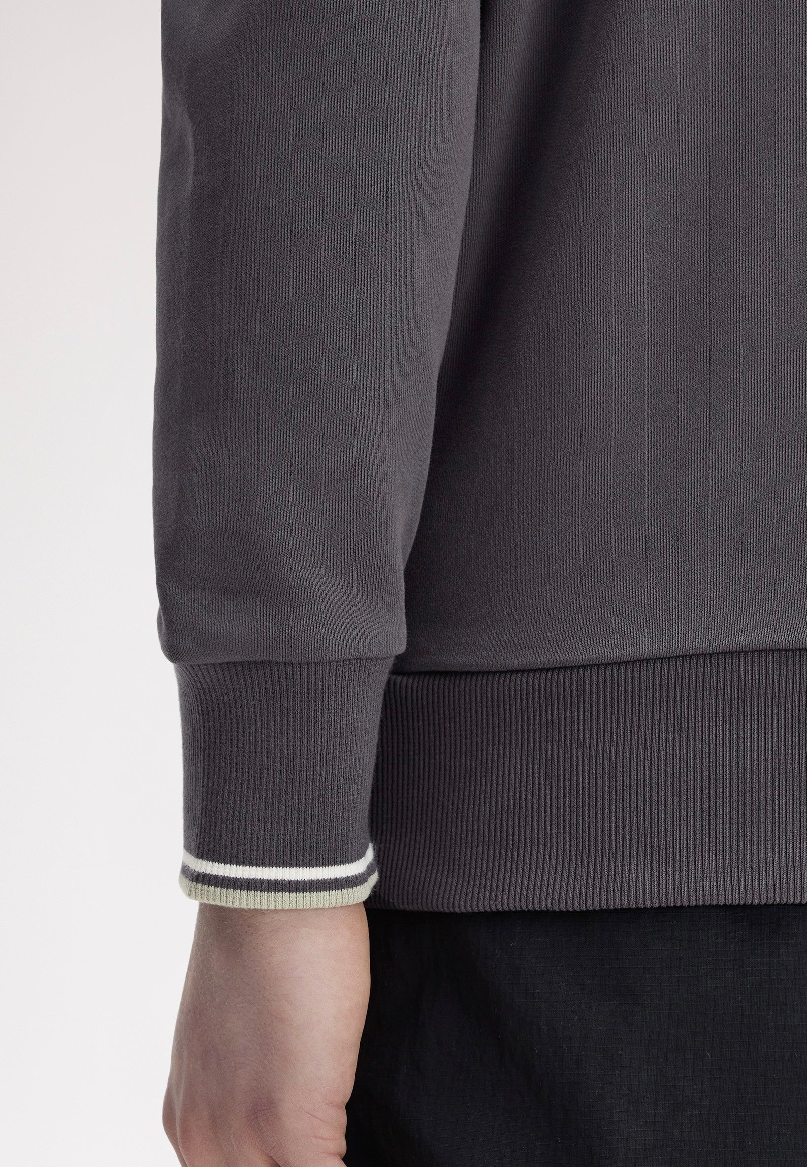 Crew Neck Anchor Grey/Ecru/Seagrass - Sweater - Image 3