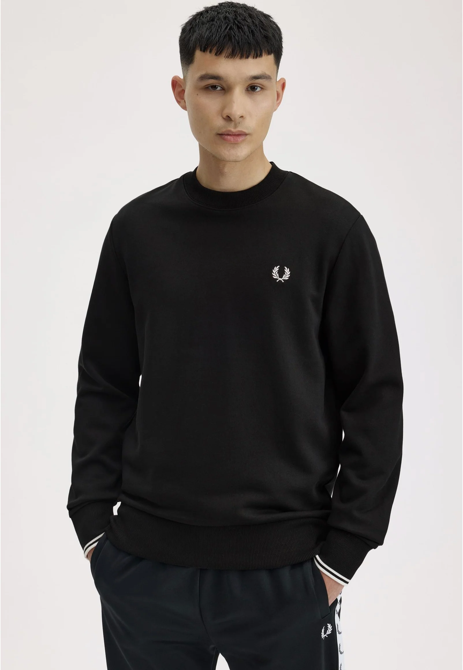 Crew Neck Black - Sweater - Image 2