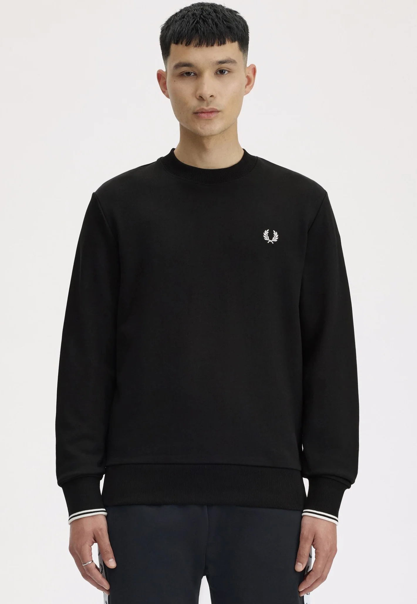 Crew Neck Black - Sweater - Image 8