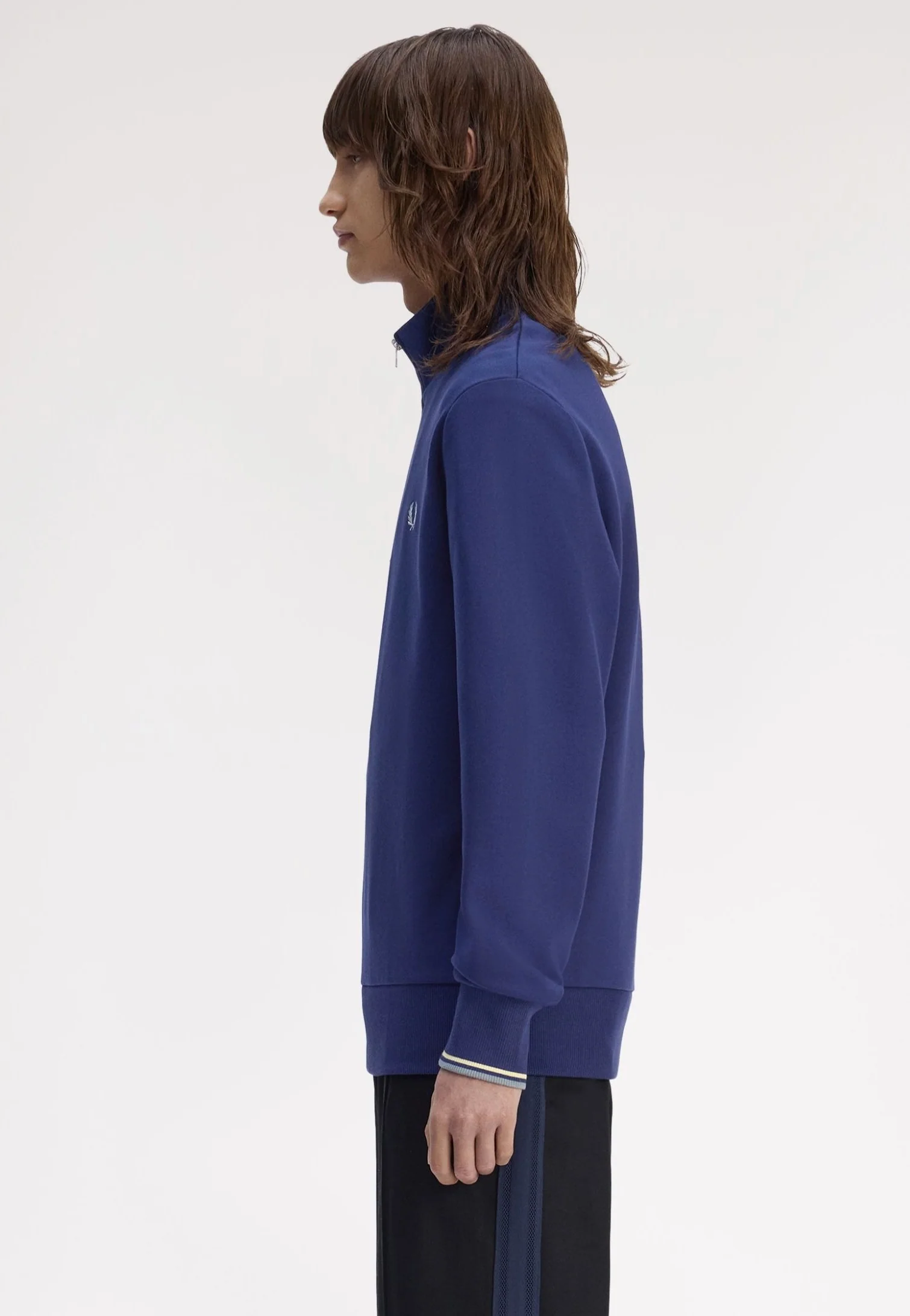 Half Zip French Navy/Champions Gold/Stockport Blue - Sweater - Image 6