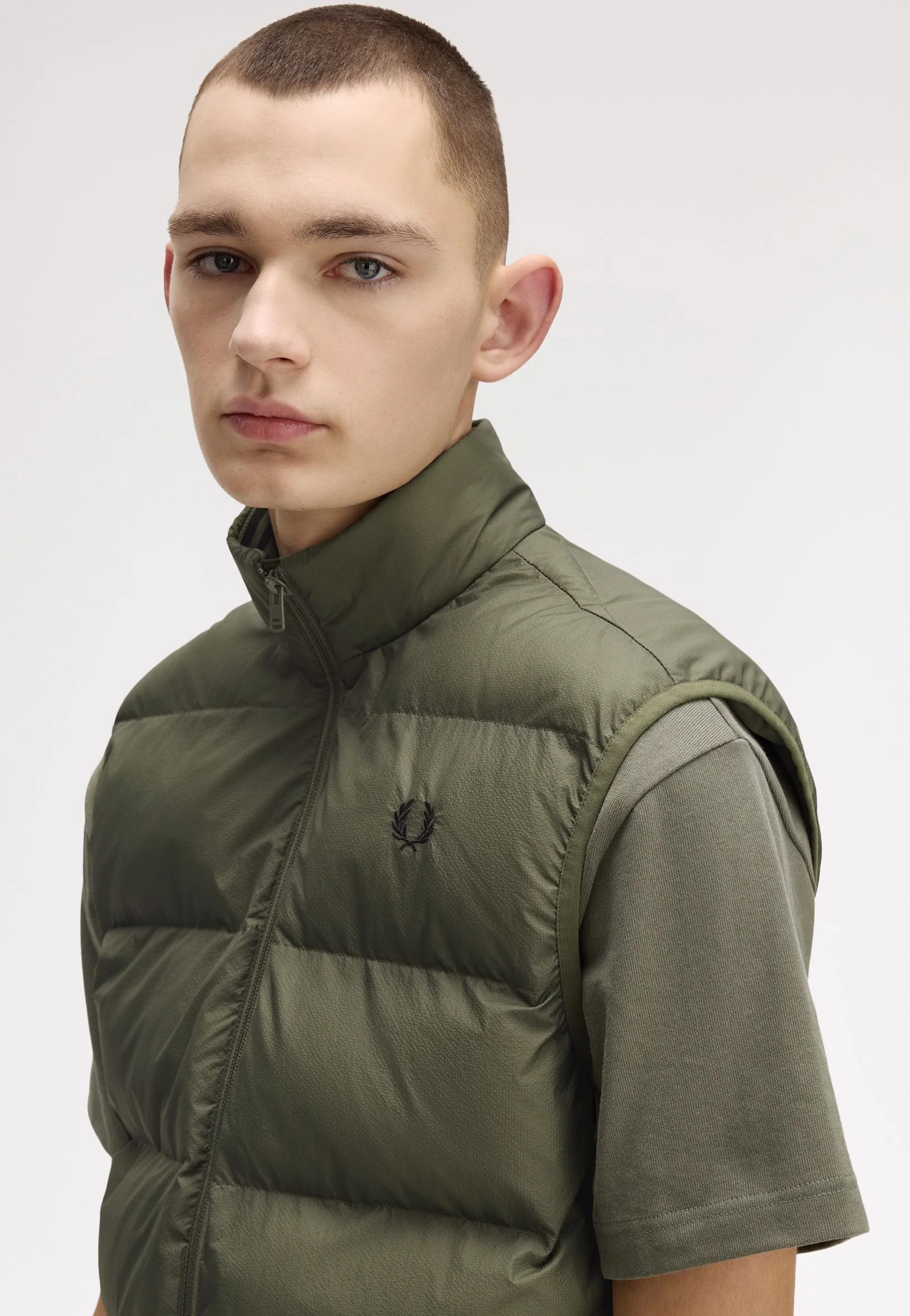 Insulated Laurel Wreath Green - Vest - Image 3