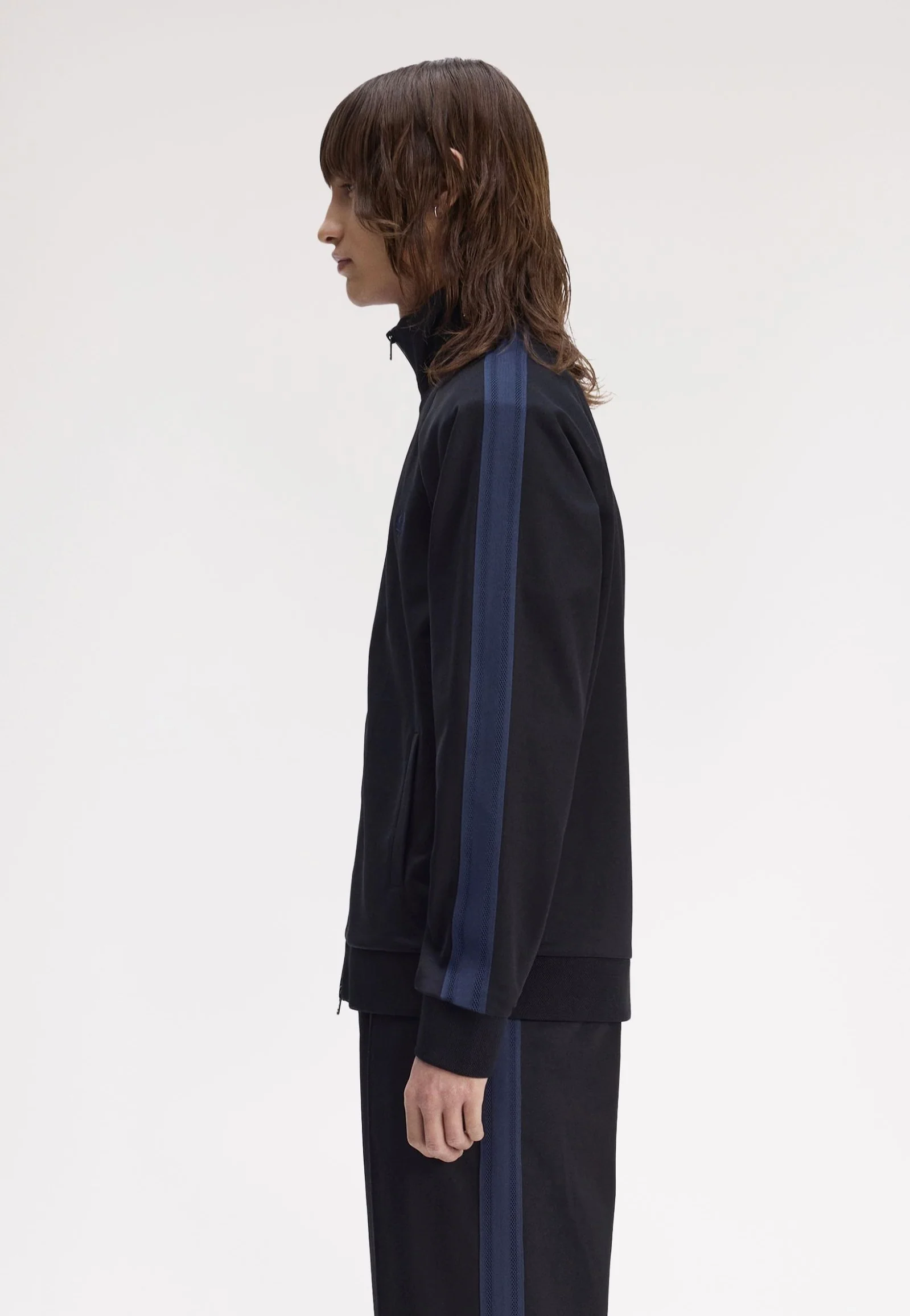 Mesh Taped Black - Track Jacket - Image 9
