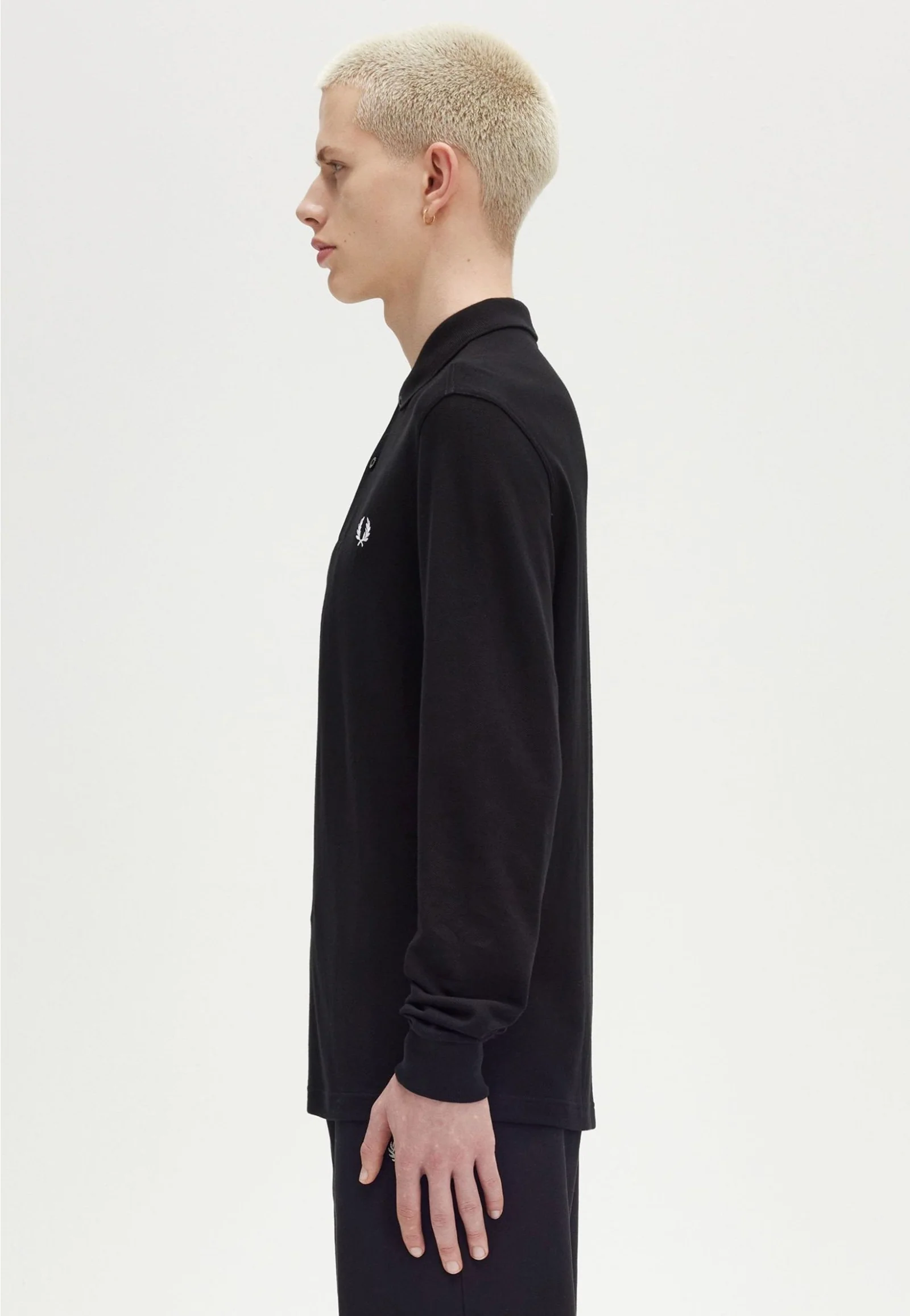 Plain Black/White - Longsleeve - Image 5
