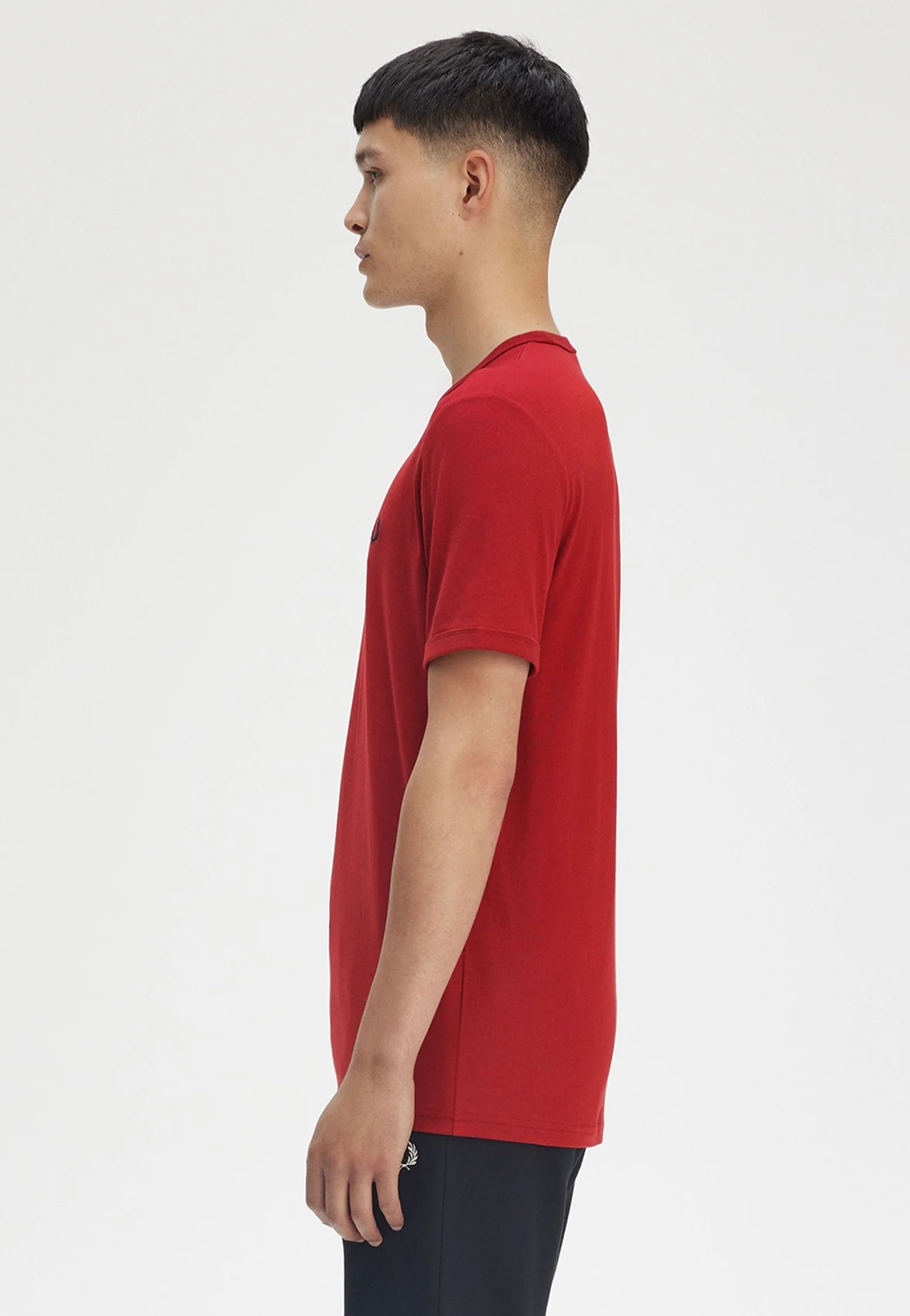 Ringer Burnt Red - T-Shirt - Image 5
