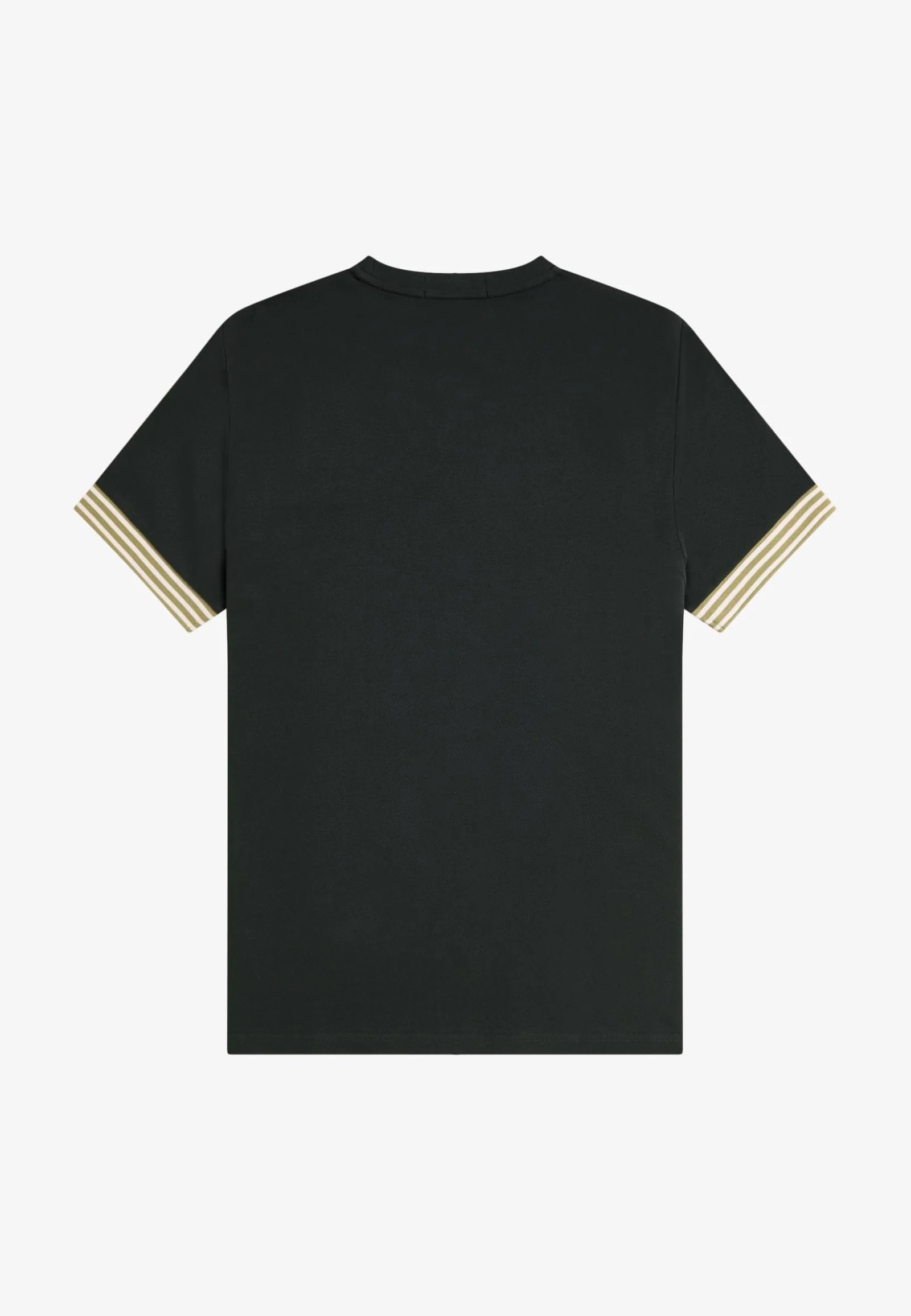Striped Cuff Night Green - T-Shirt - Image 8