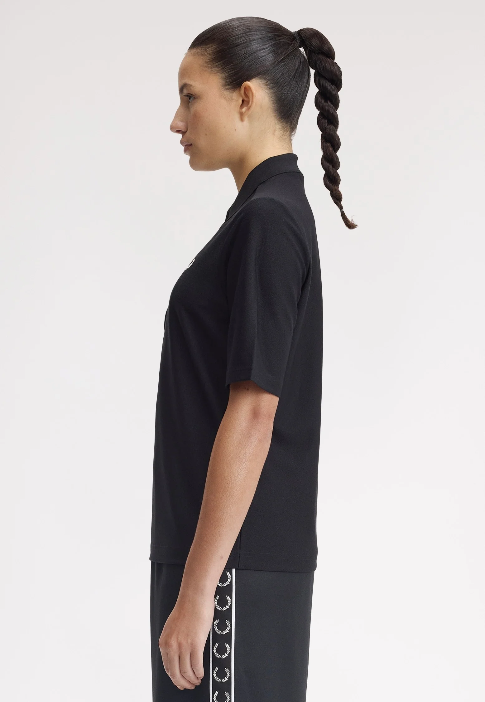 Textured Jersey Black - Polo - Image 4