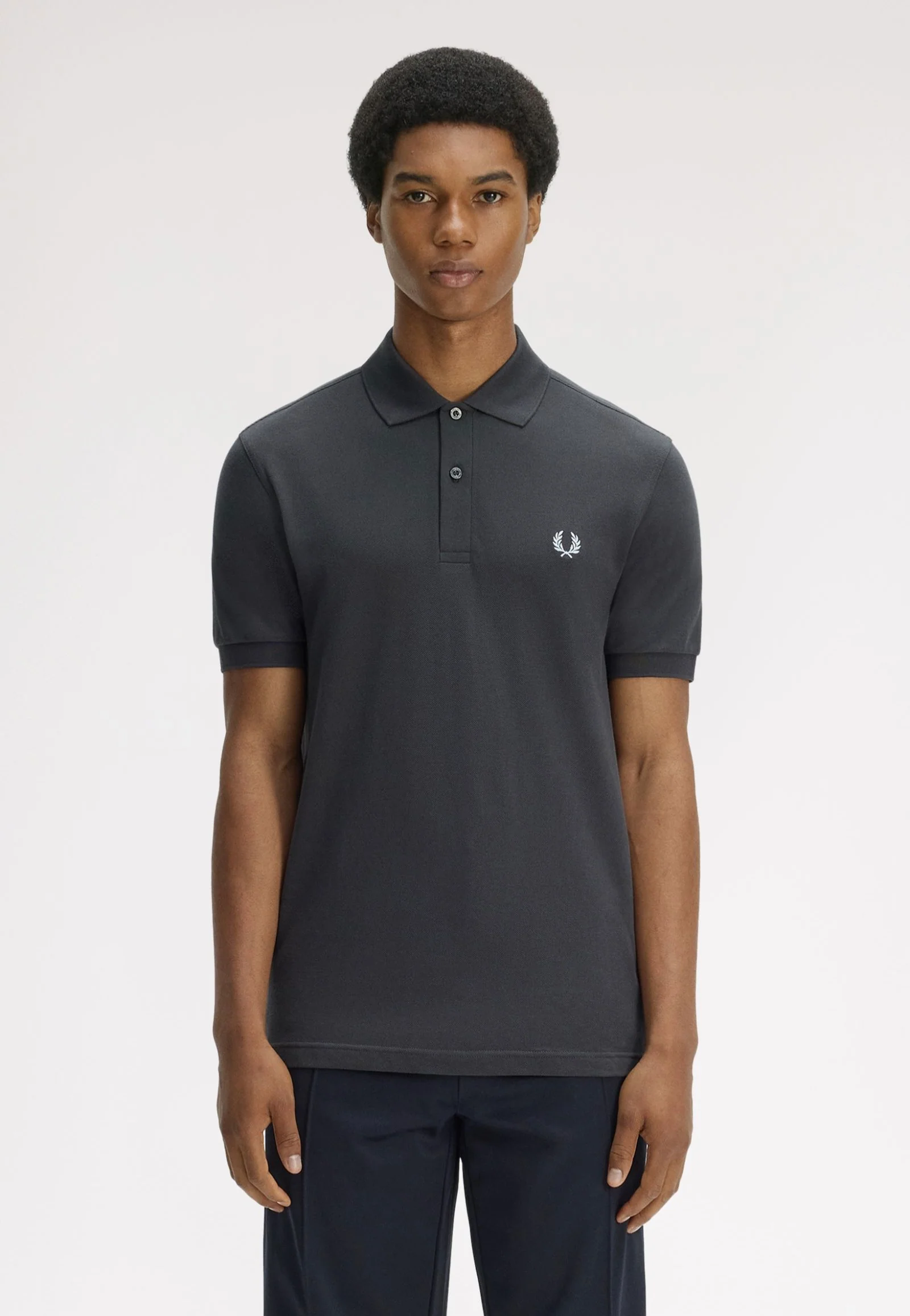 The Fred Perry Anchor Grey/Light Ice - Polo - Image 8