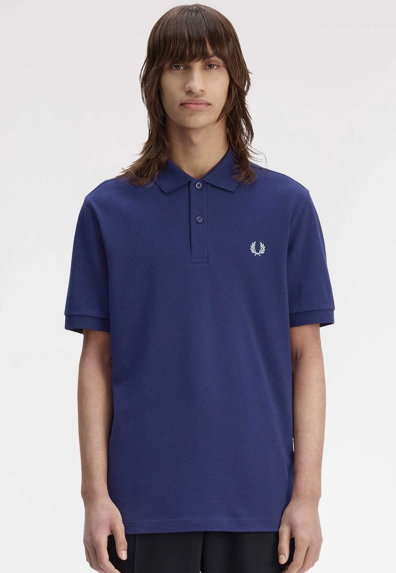 The Fred Perry French Navy/Stockport Blue - Polo - Image 3