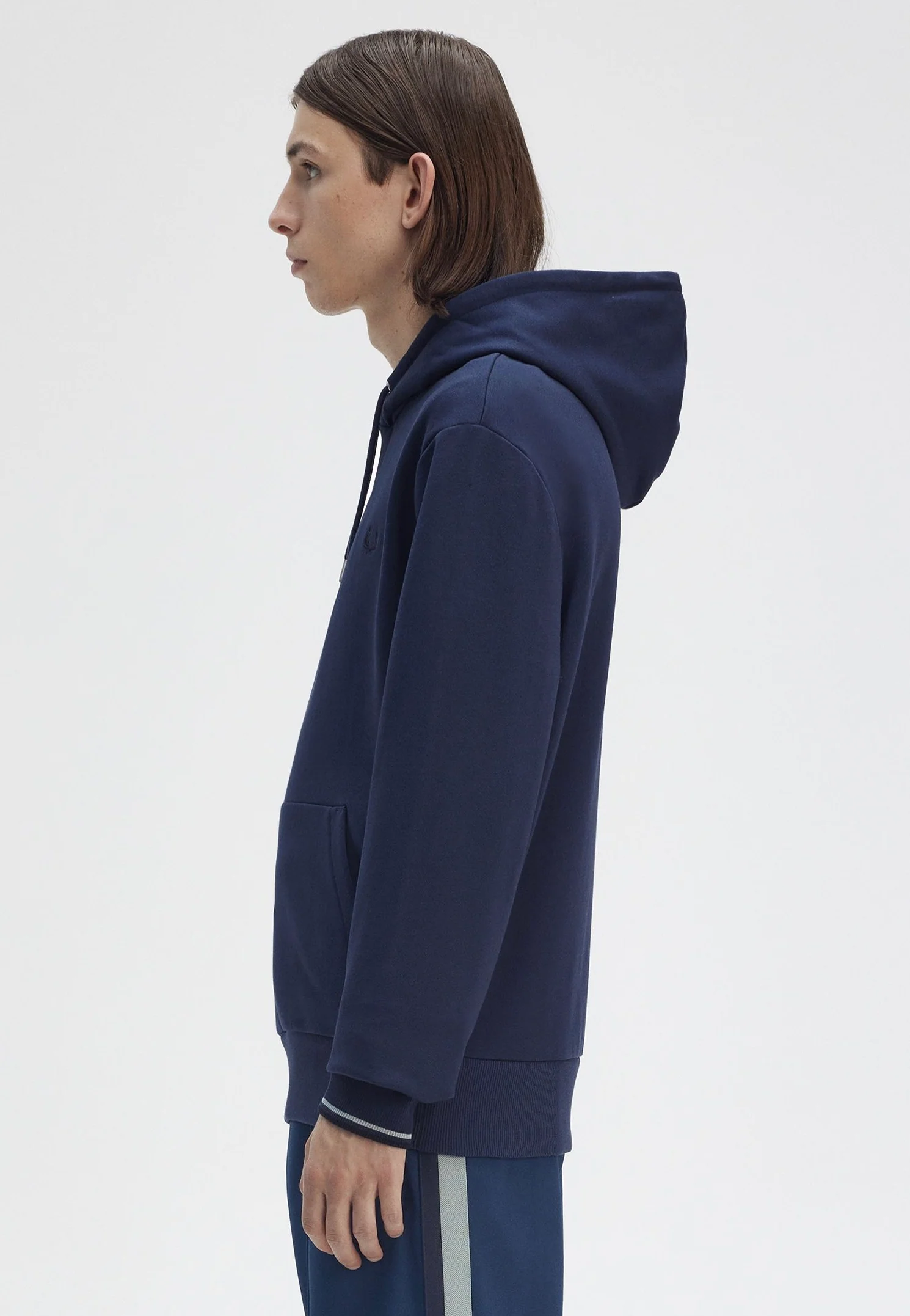 Tipped Hooded Tennis Blue - Hoodie - Image 5