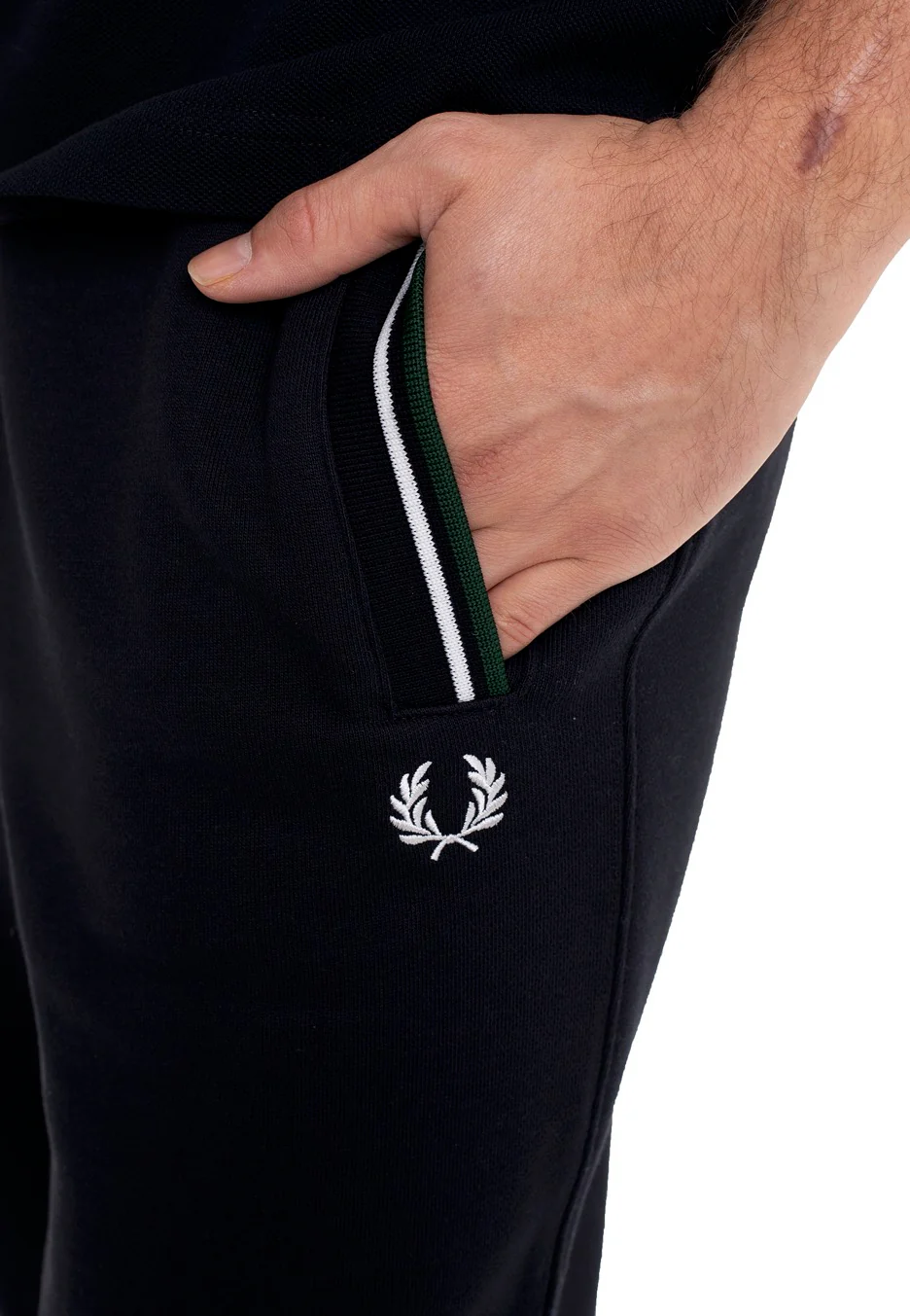 Tipped Loopback Navy - Sweat Pants - Image 3