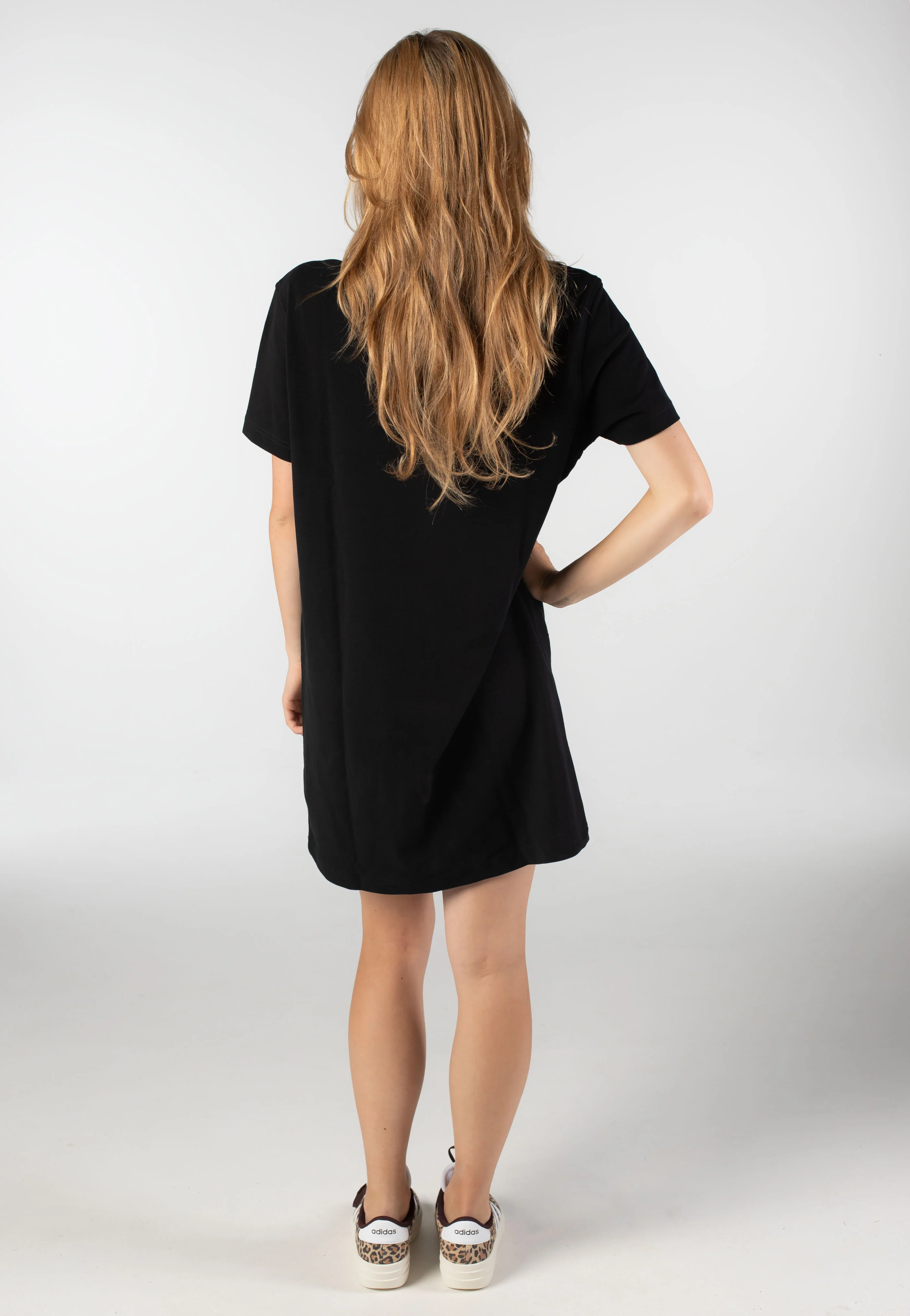 Tipped Pique T-Shirt Black - Dress - Image 2