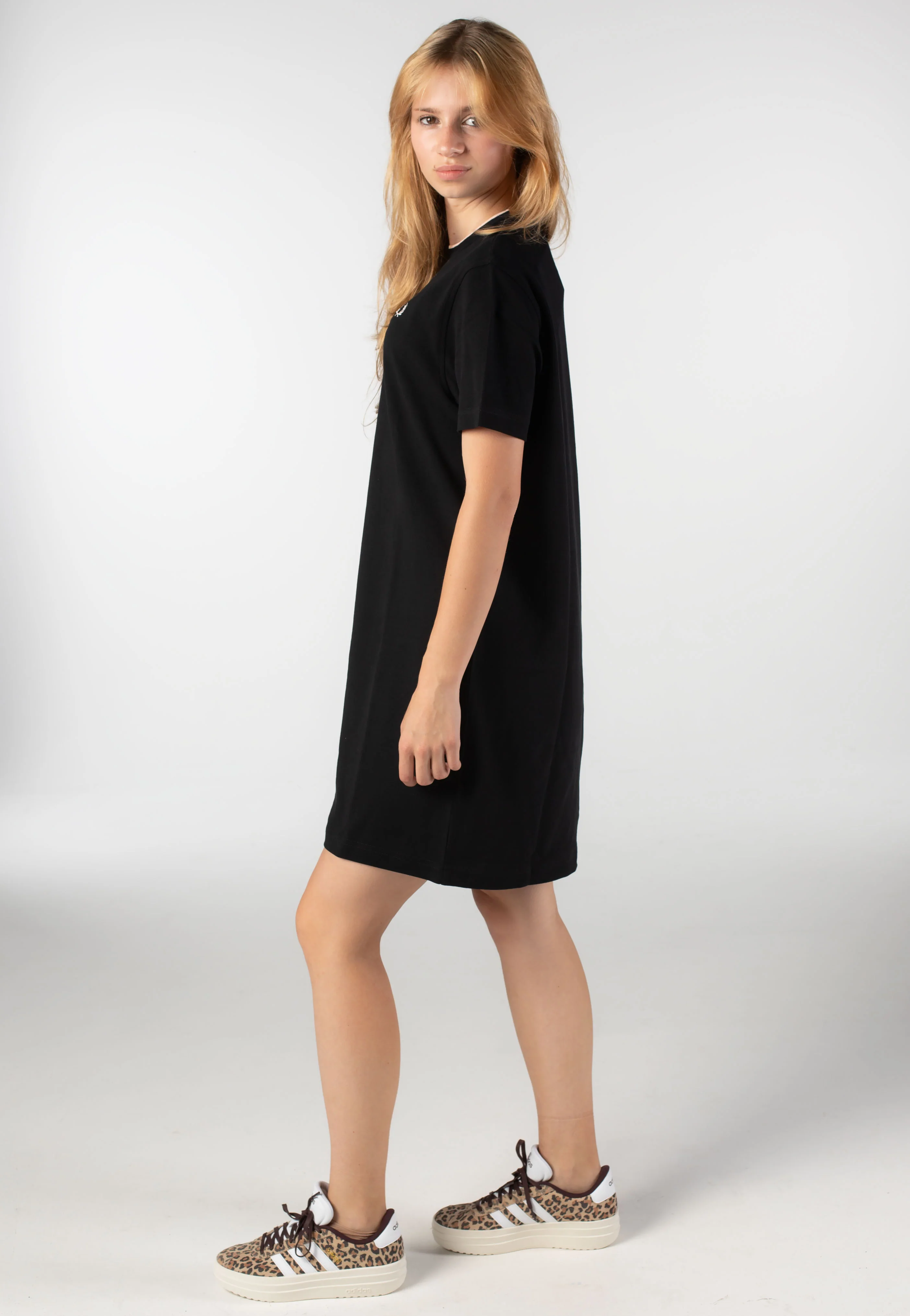 Tipped Pique T-Shirt Black - Dress - Image 6