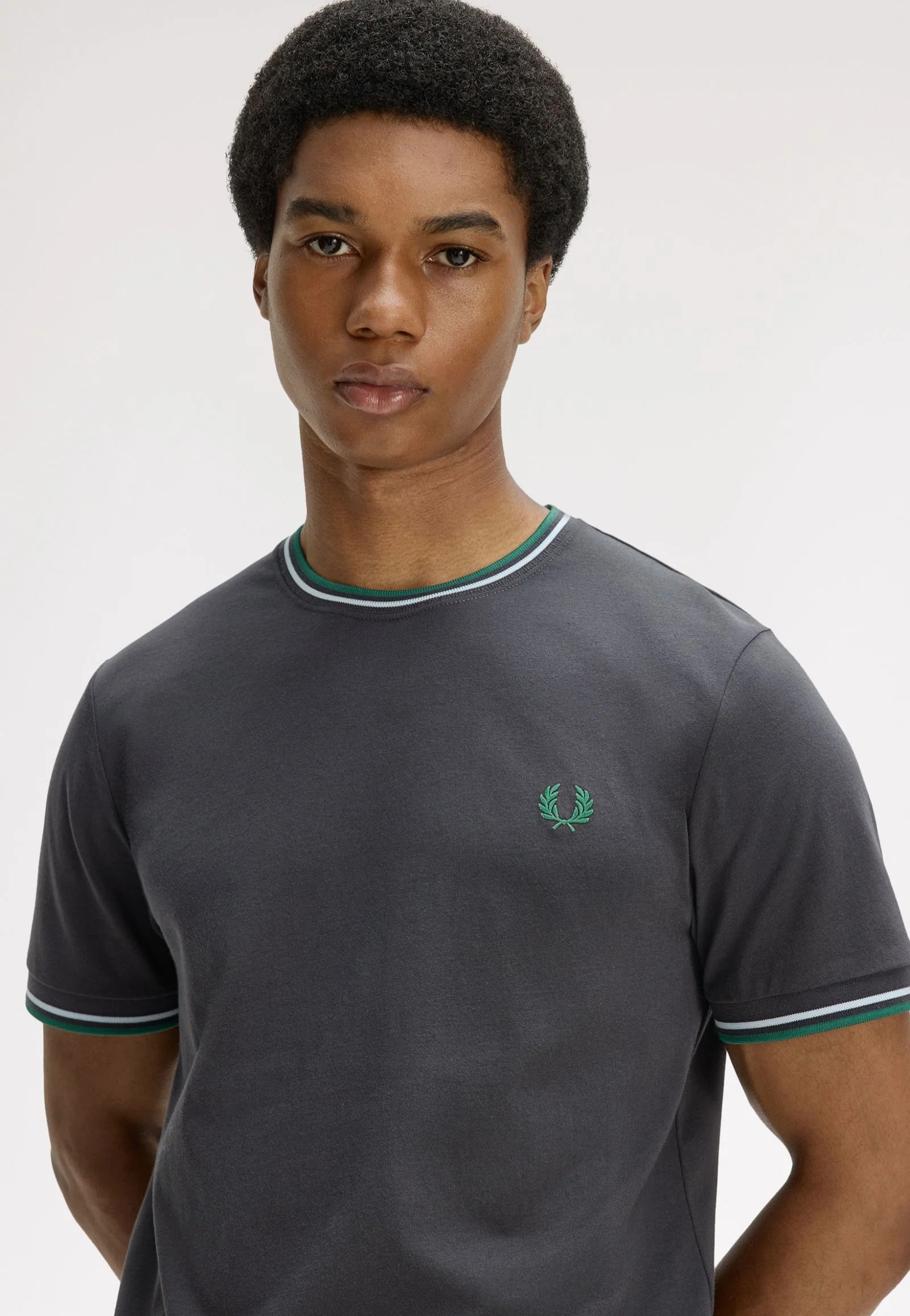 Twin Tipped Anchor Grey/Light Ice/Sport Green - T-Shirt - Image 2