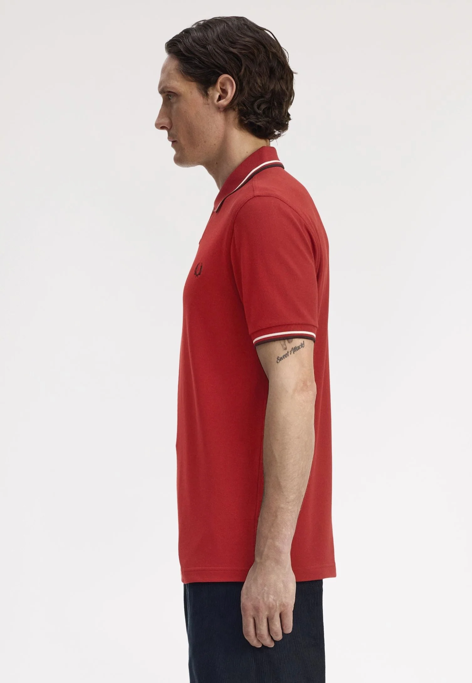 Twin Tipped Burnt Red/Ecru/Black - Polo - Image 5