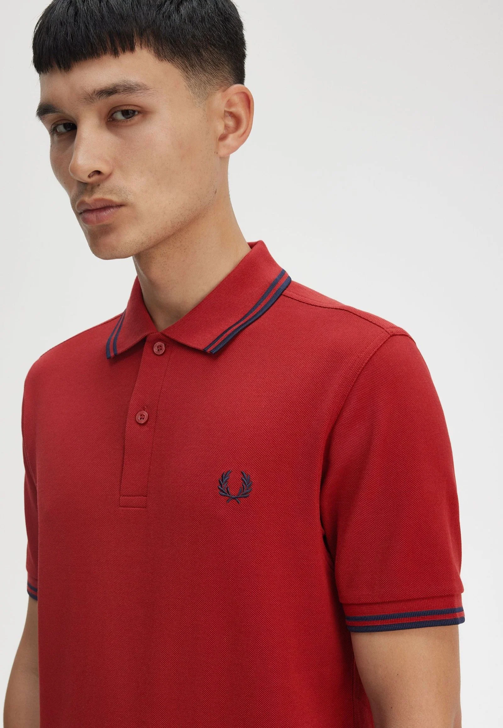 Twin Tipped Burnt Red/Navy - Polo - Image 2