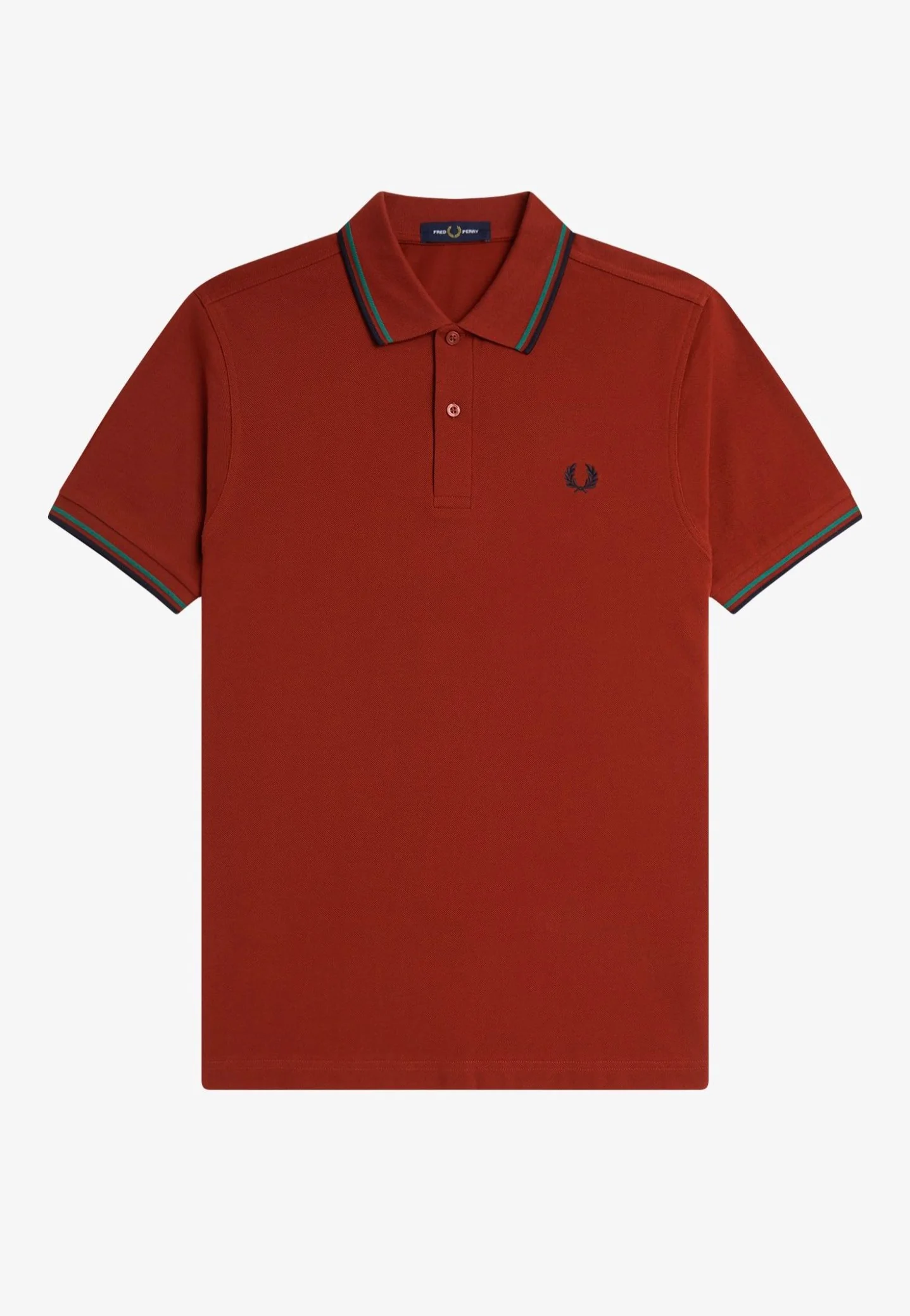 Twin Tipped Burnt Red/Sport Green/Navy - Polo - Image 6