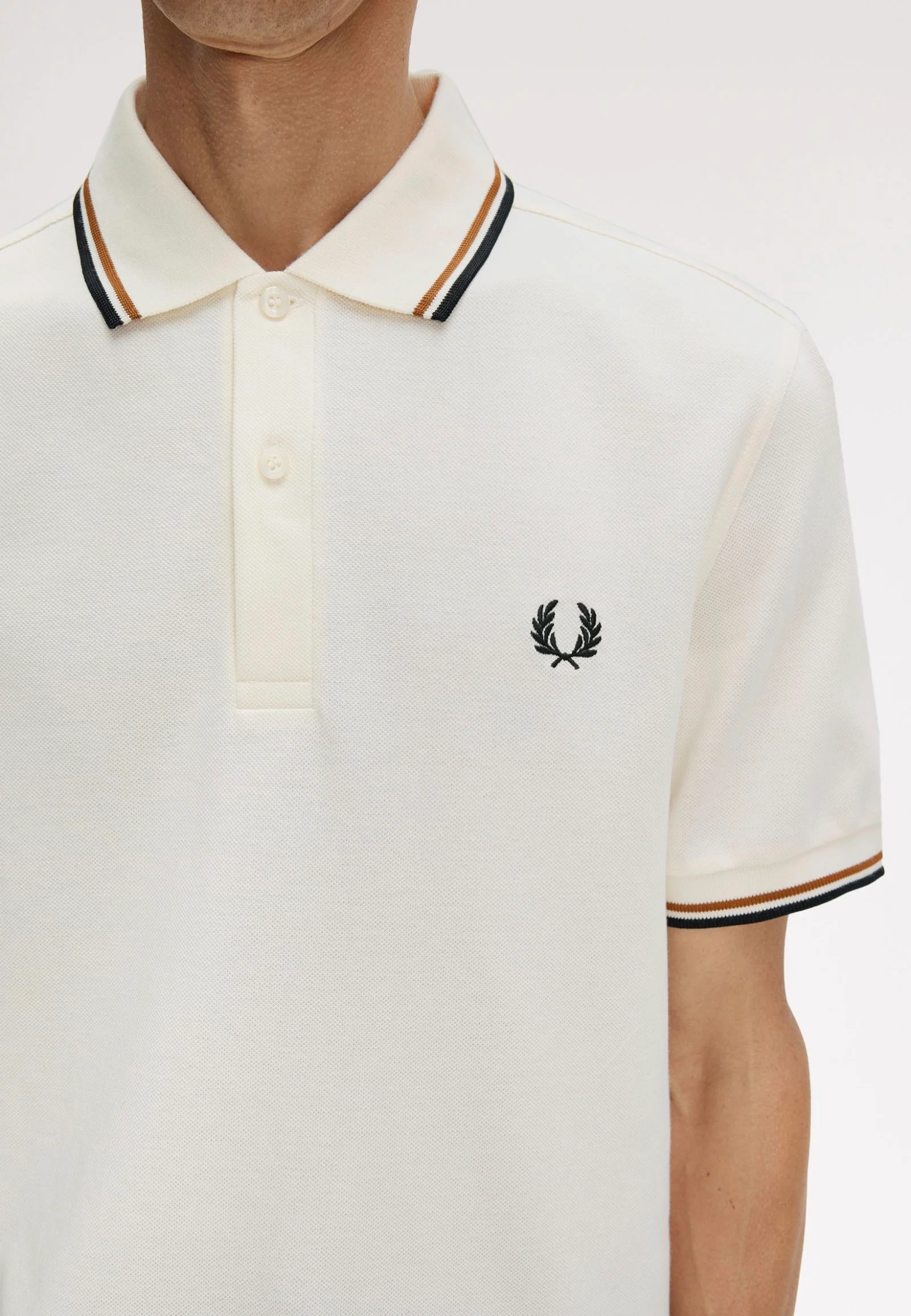 Twin Tipped Ecru/Dark Caramel/Black - Polo - Image 3