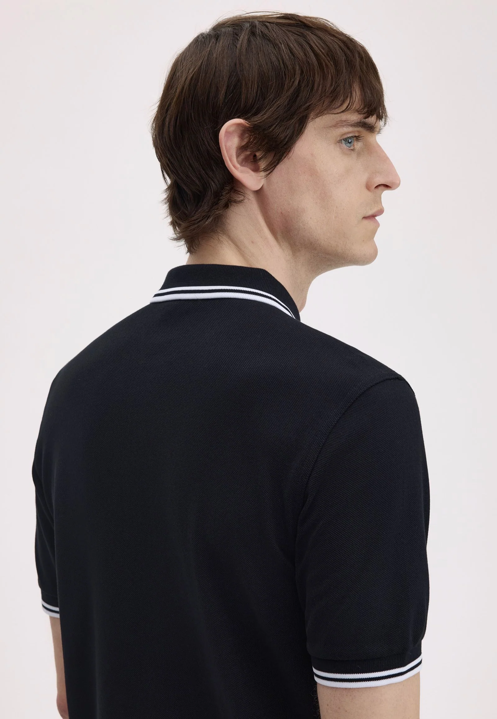 Twin Tipped Fred Perry Black - Polo - Image 3