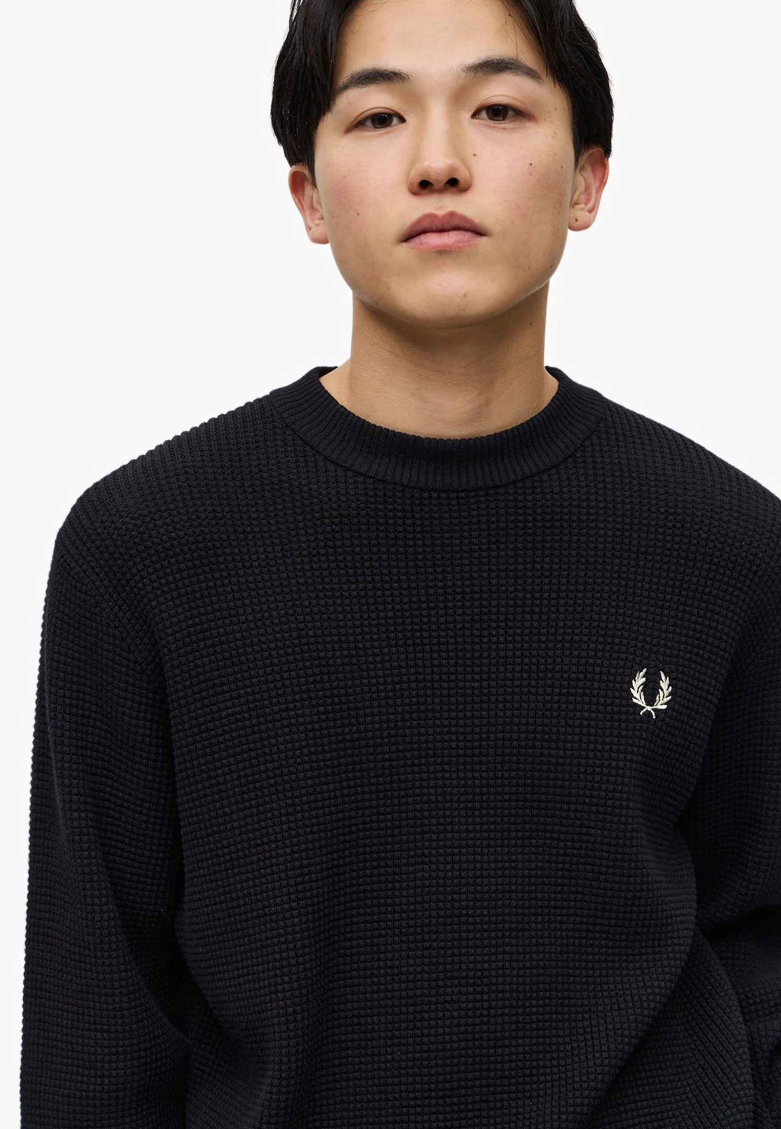 Waffle Stitch Black - Pullover - Image 3