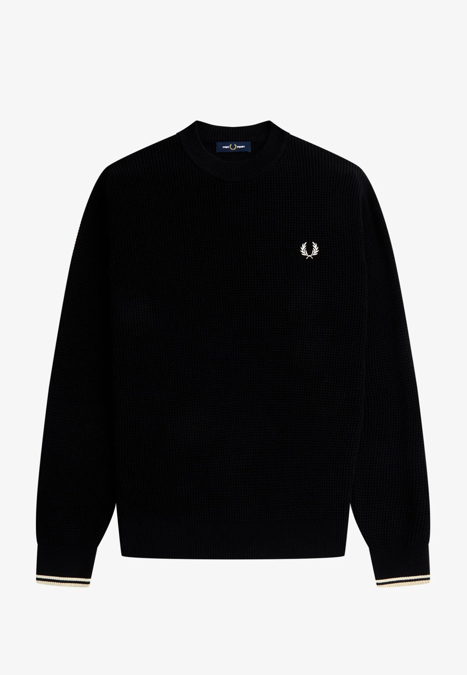 Waffle Stitch Black - Pullover - Image 5