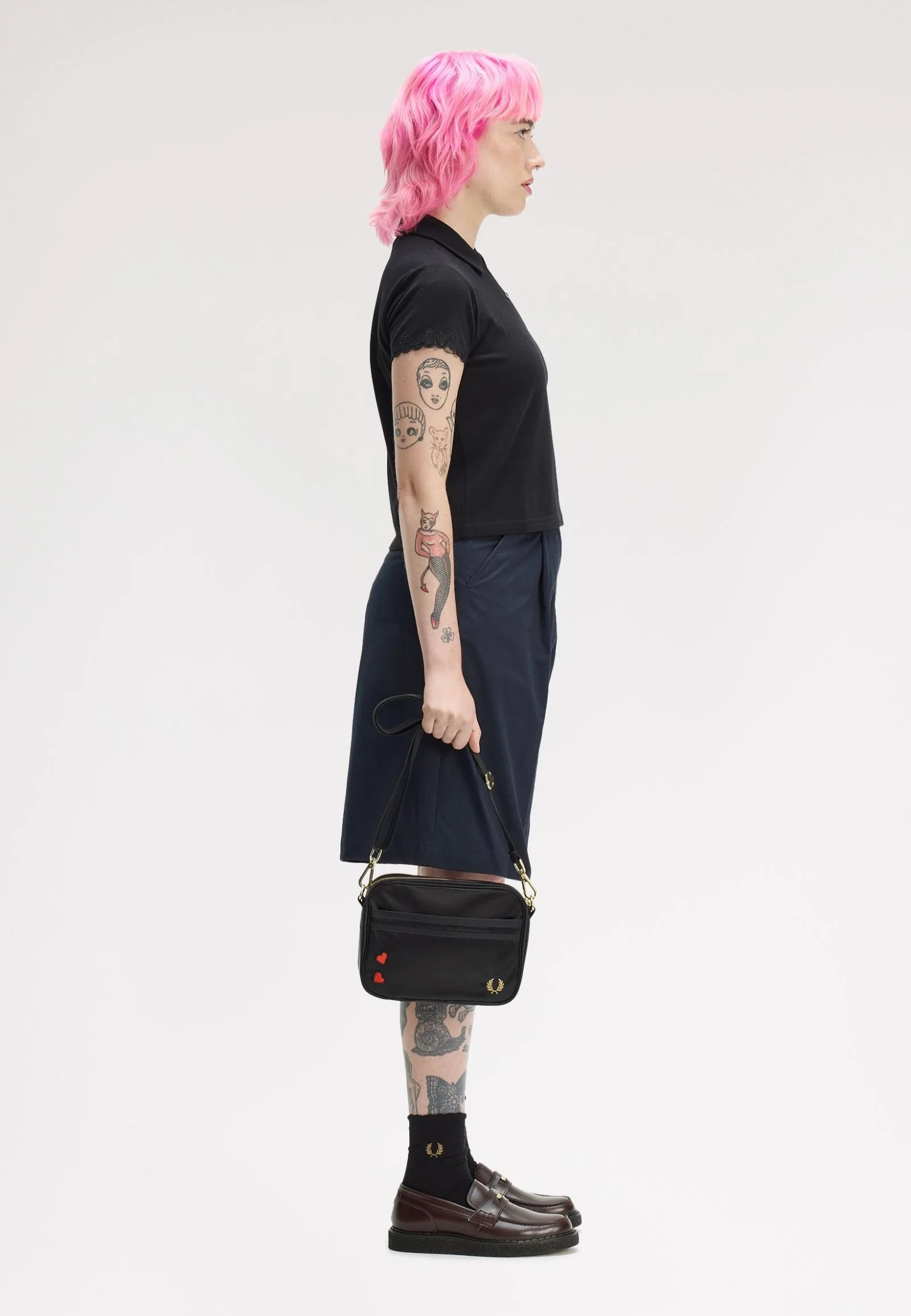 Fred Perry x Amy Winehouse - Amy Mini Shoulder Black - Bag - Image 3