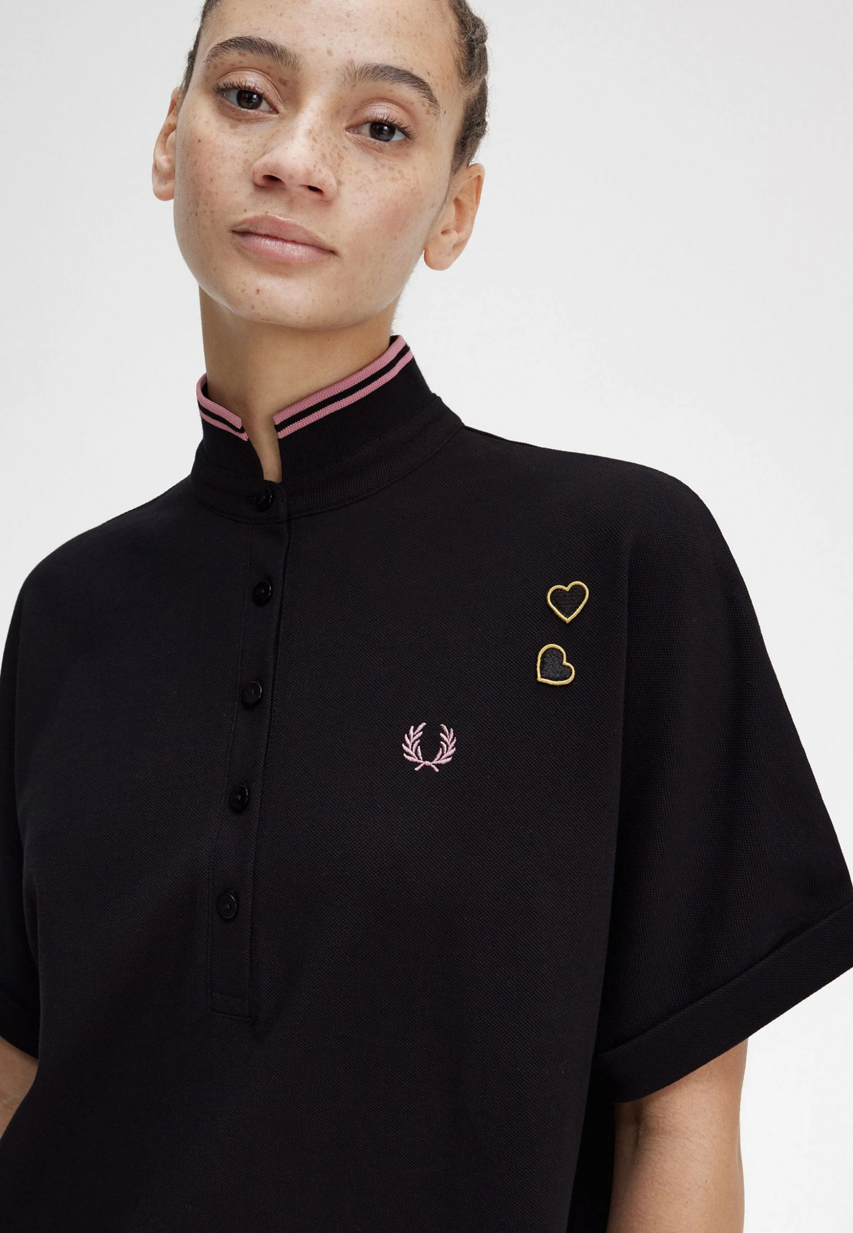 Fred Perry x Amy Winehouse - Tipped Pique Black - Dress - Image 4