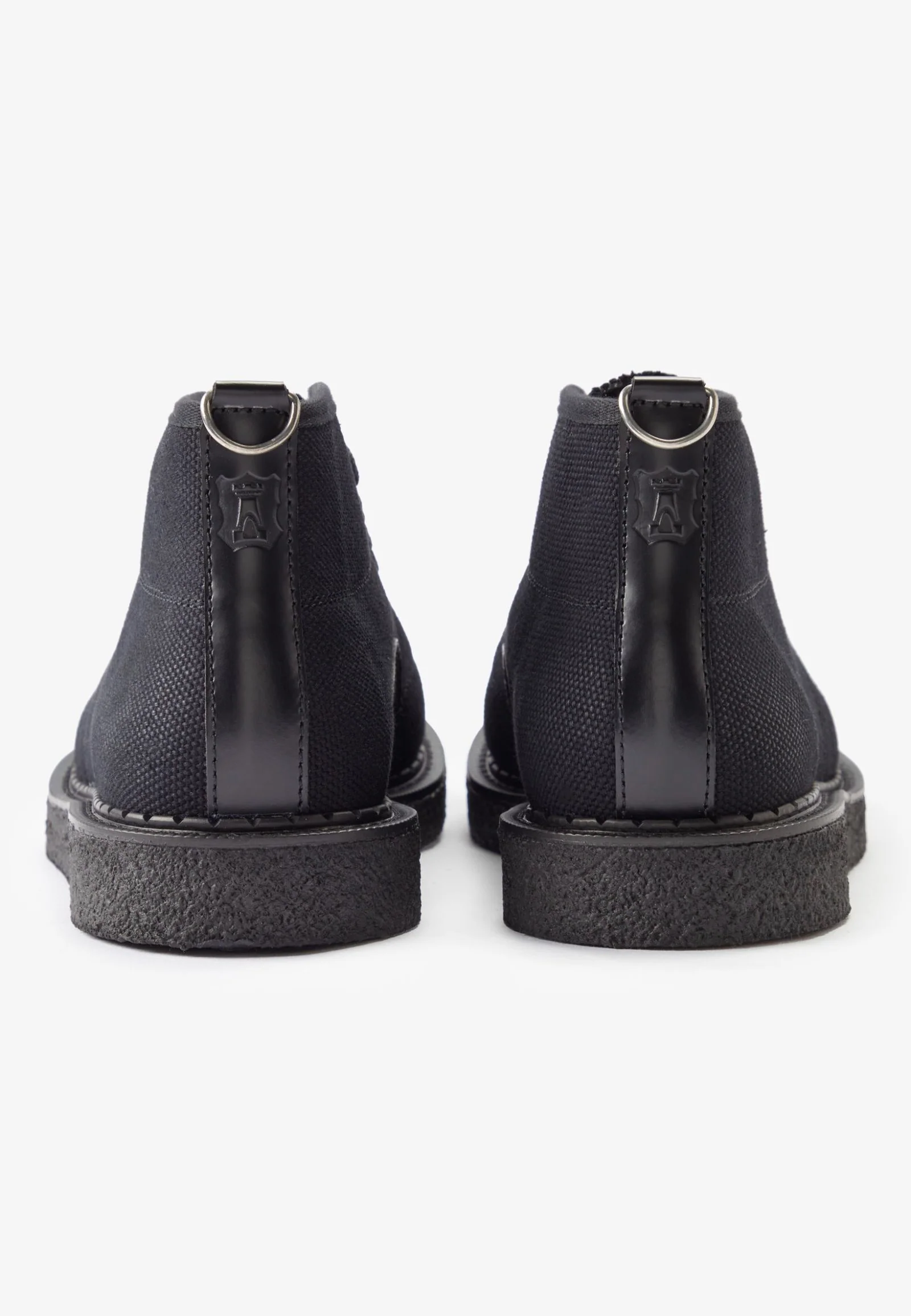 Fred Perry x George Cox - Heavy Canvas Monkey Black - Shoes - Image 3
