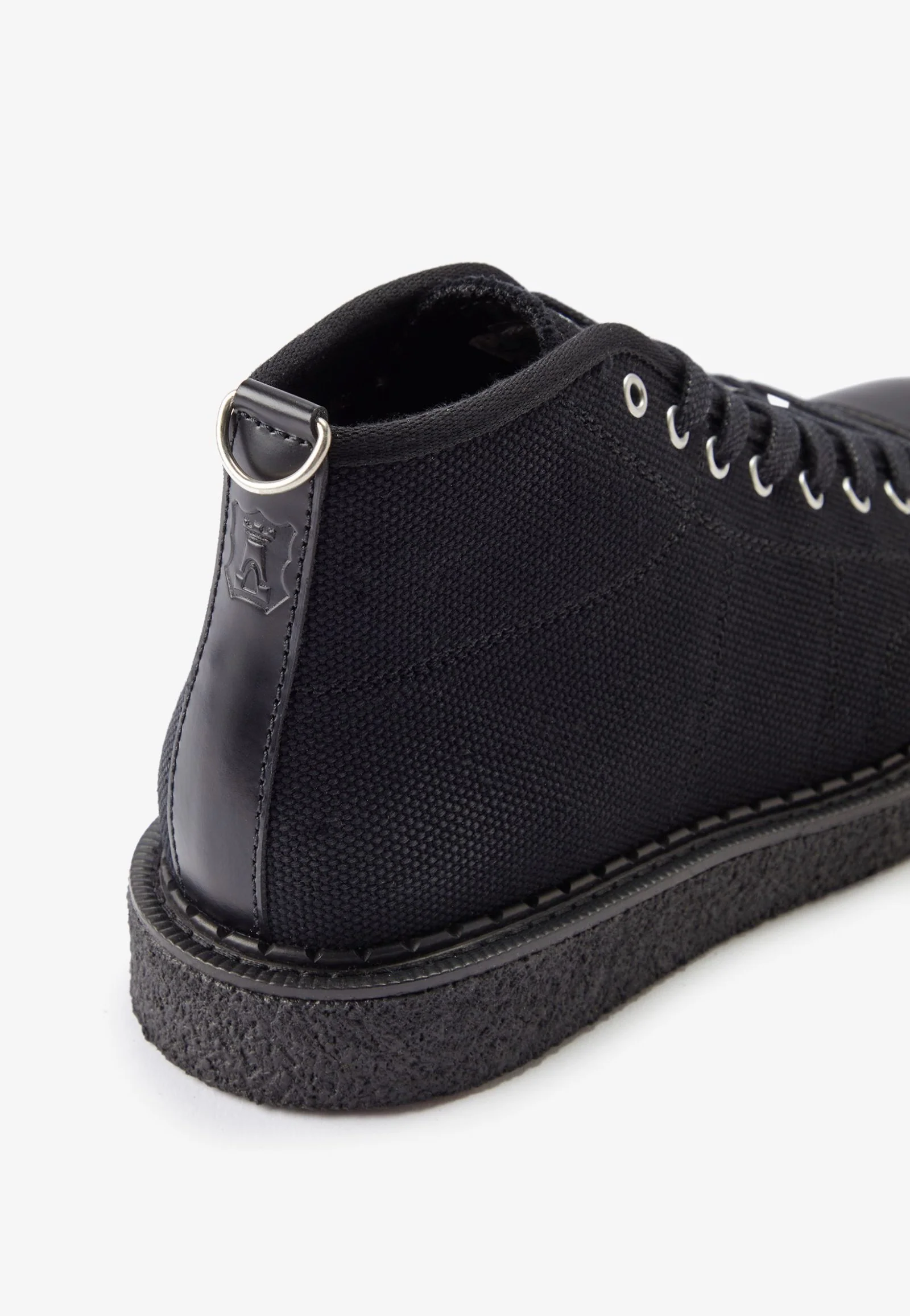 Fred Perry x George Cox - Heavy Canvas Monkey Black - Shoes - Image 6