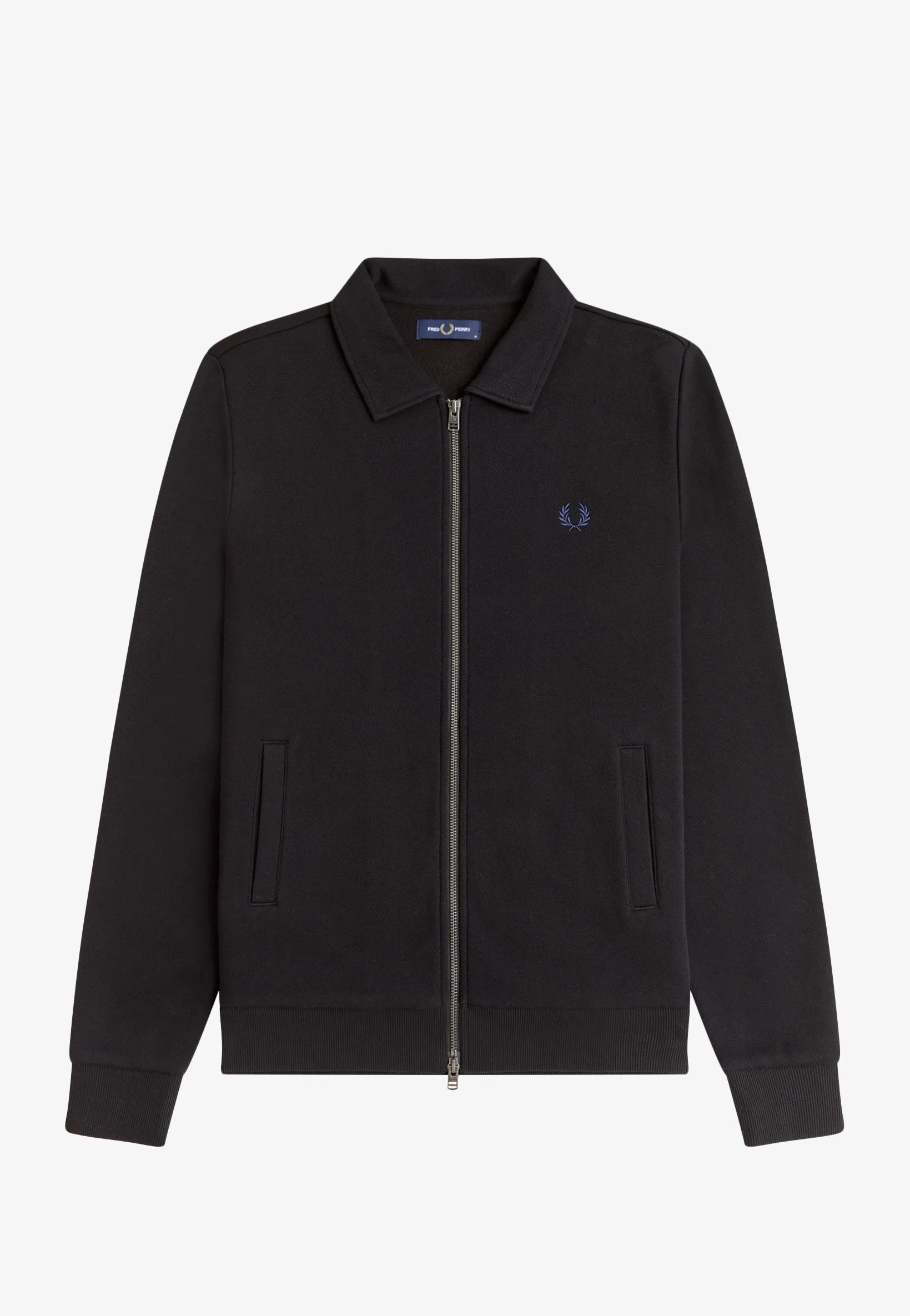 Zip Through Collared Black - Jacket - Image 6